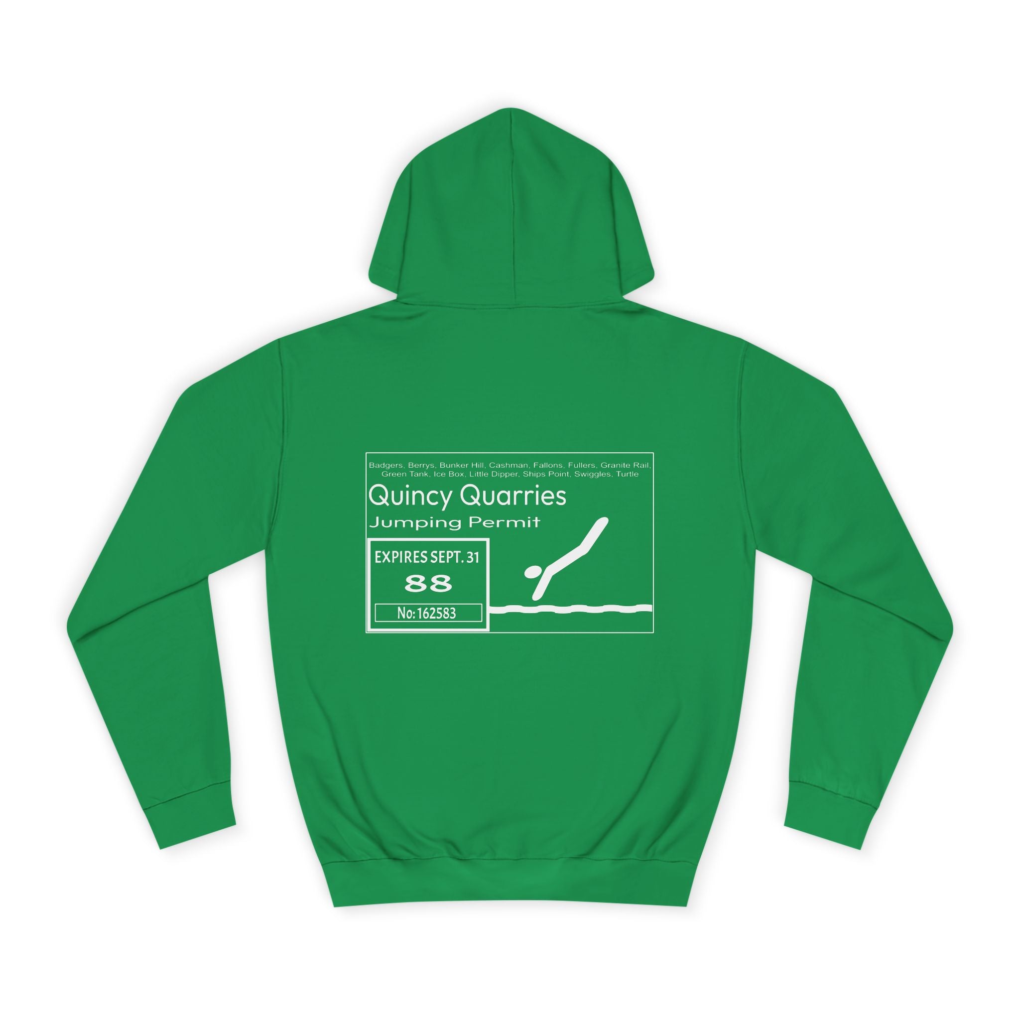 Quincy Quarries Permit Hoodie