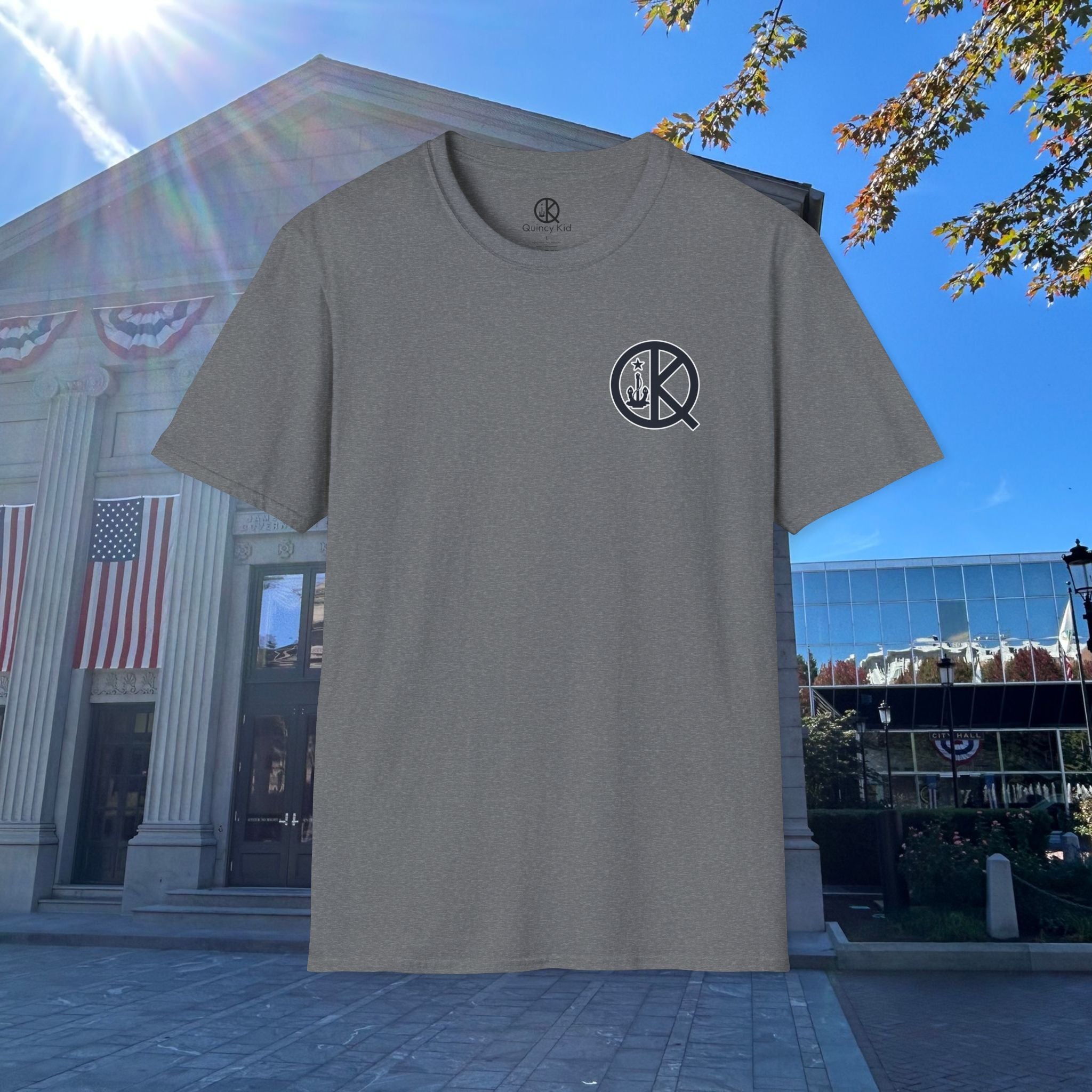 Quincy Outline Map T-Shirt