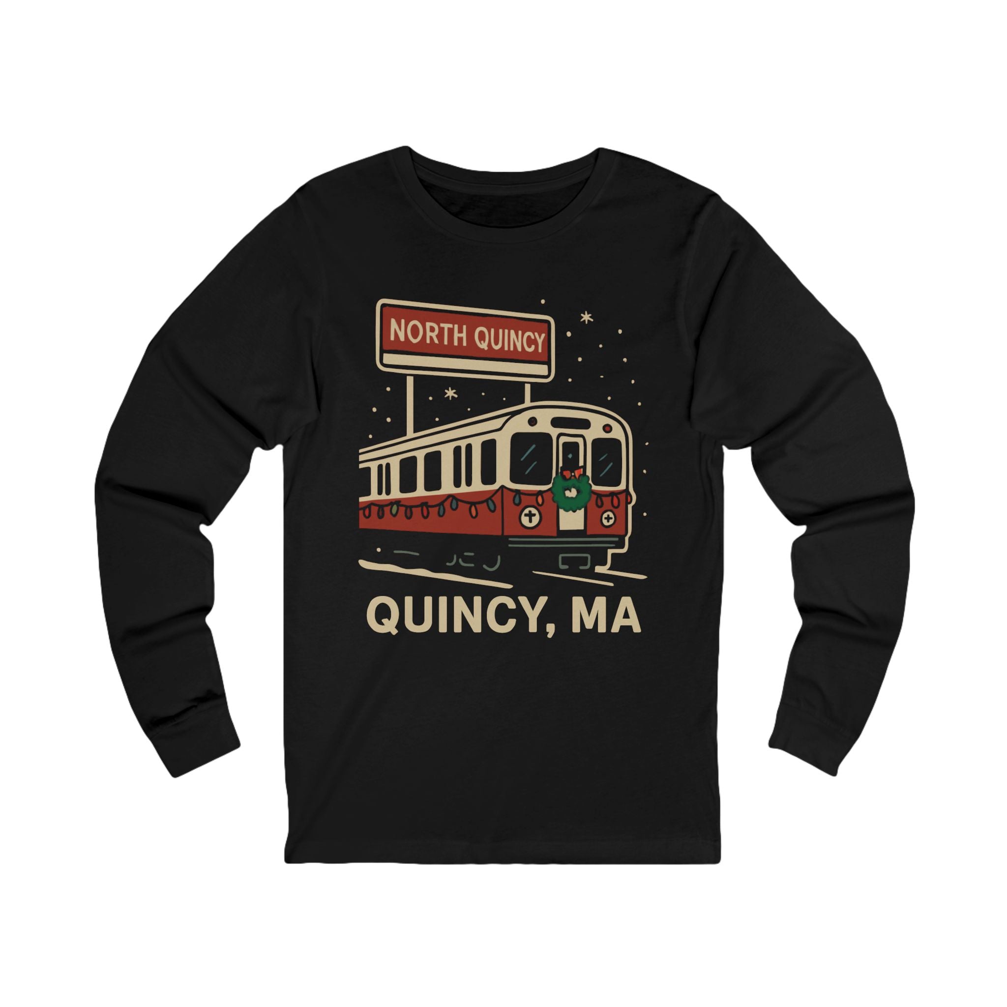 North Quincy Red Line Holiday Longsleeve