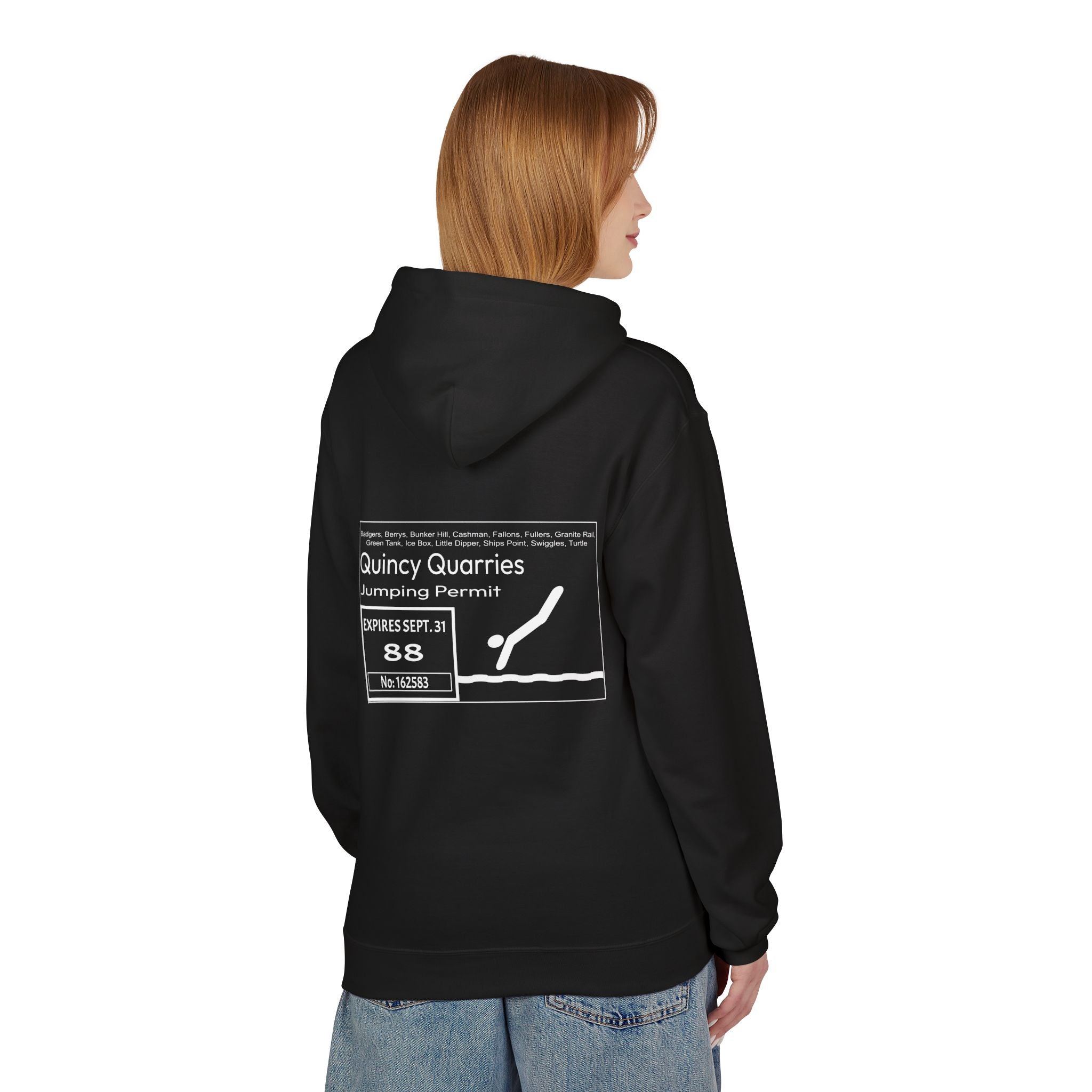 Quincy Quarries Permit Softstyle Hoodie