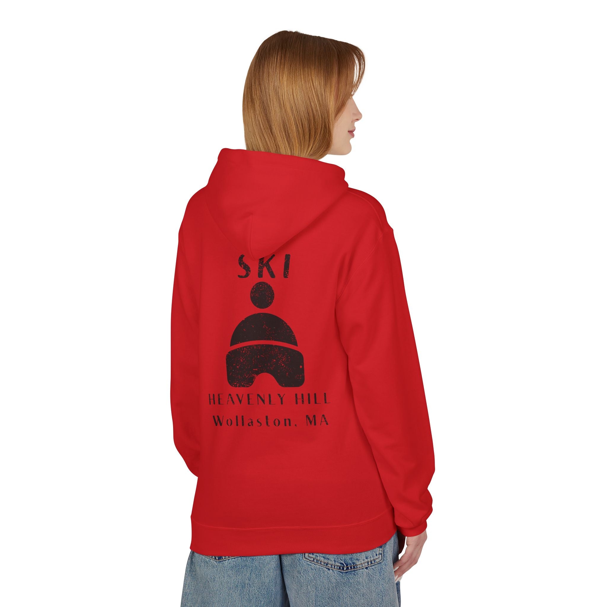 Distressed Ski Heavenly Hill Softstyle Hoodie