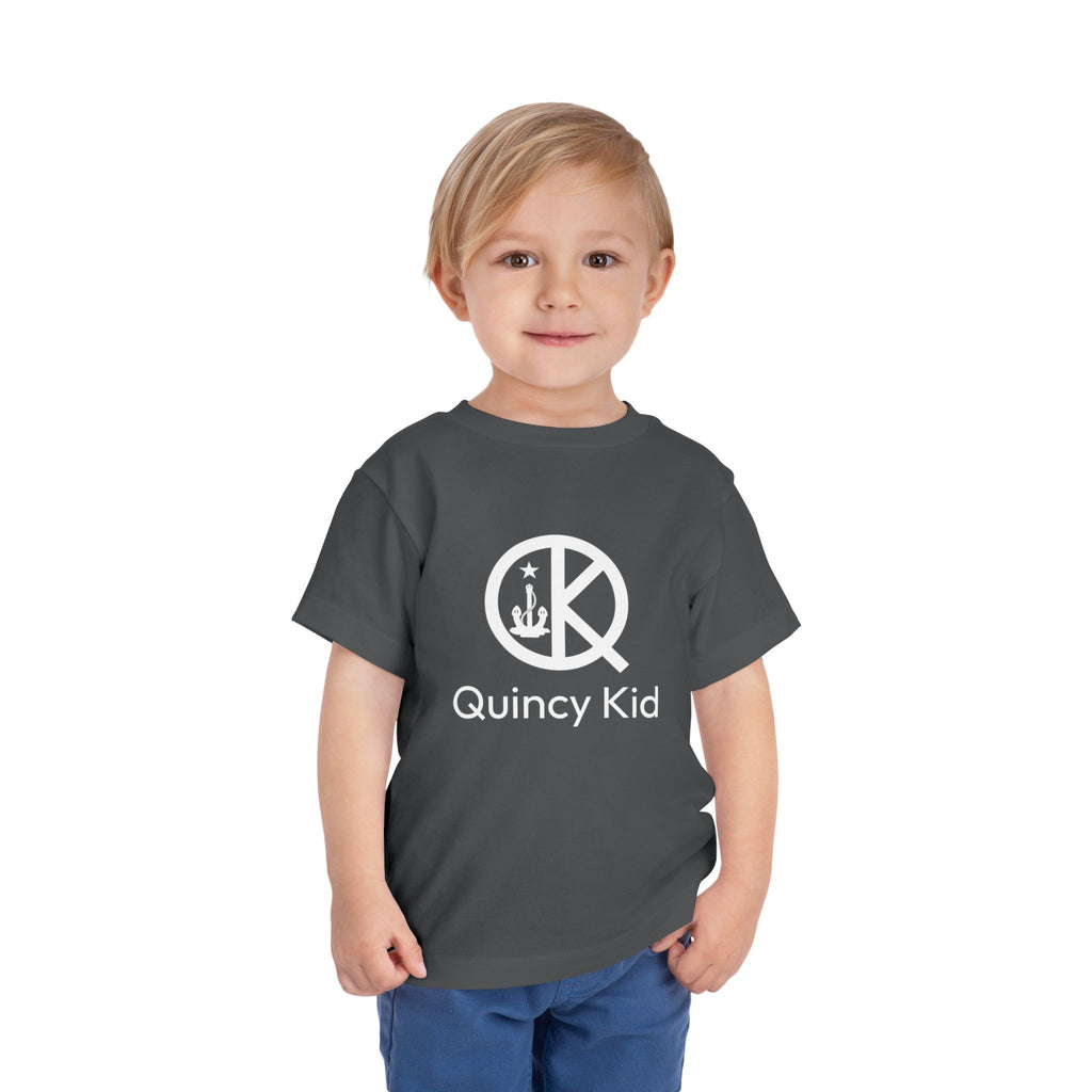 Quincy Kid Toddler T-shirt White Text