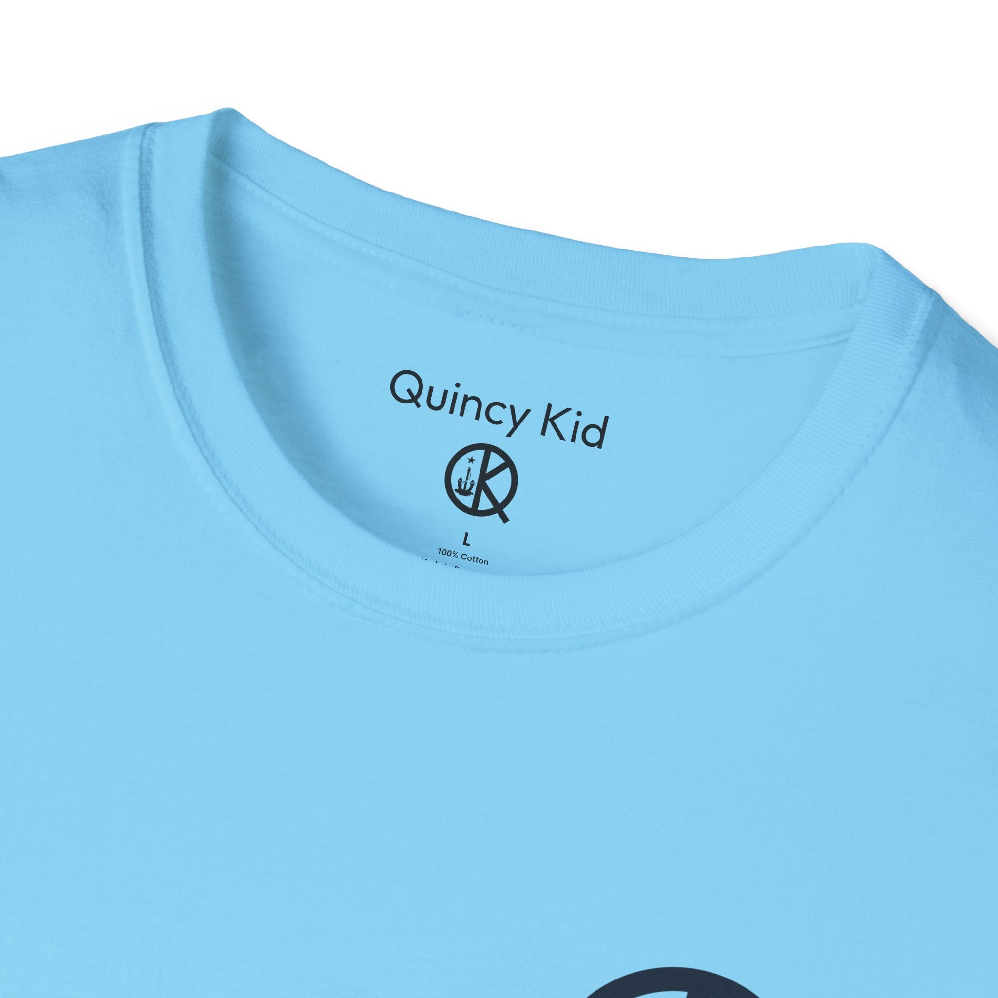 Quincy Kid Emblem T-Shirt- Navy