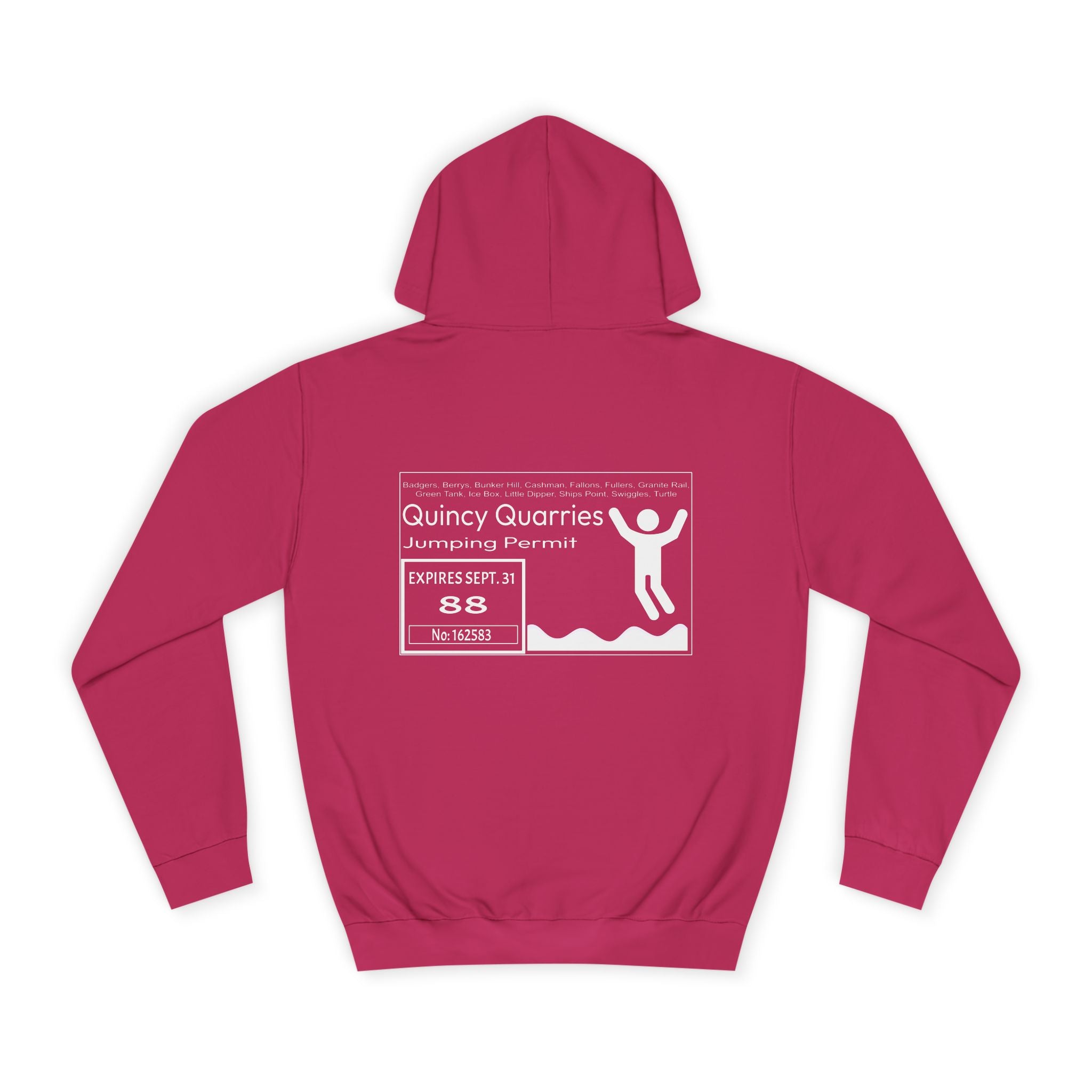 Quincy Quarries Permit Hoodie