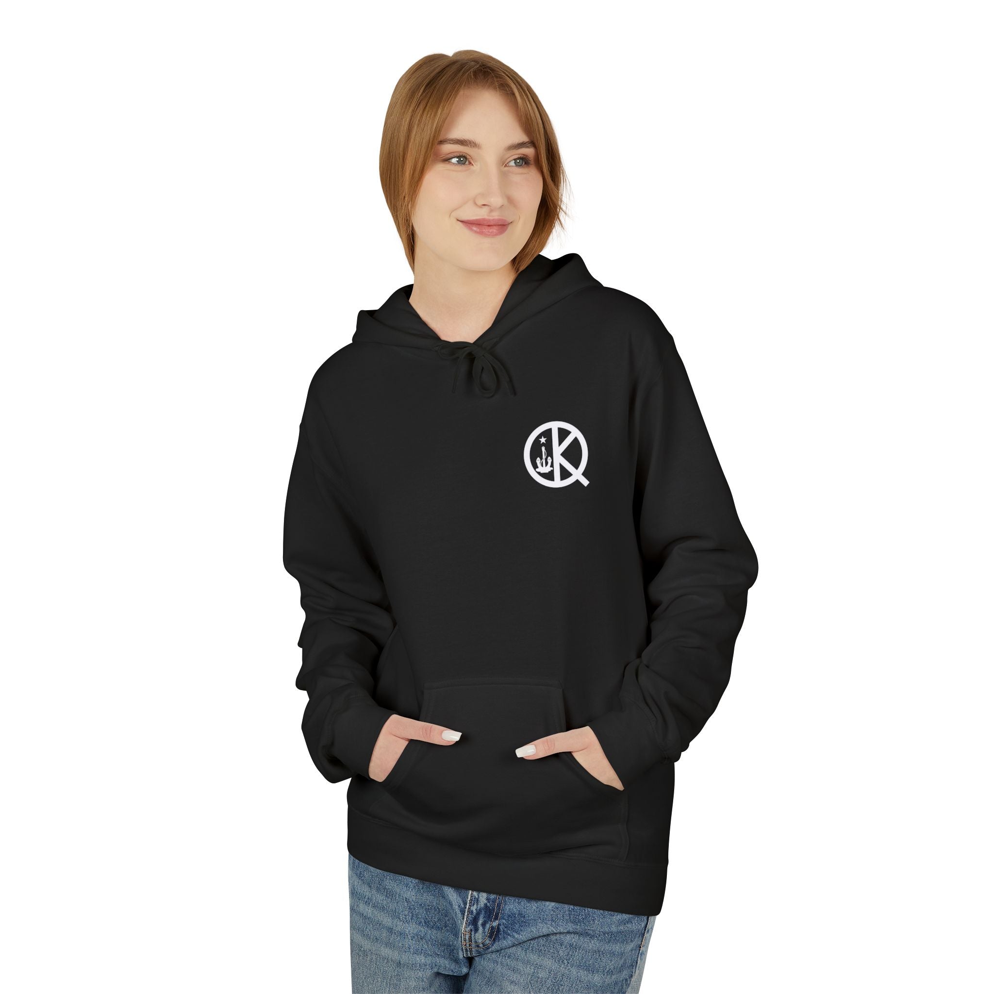 Butler's Pond Hockey Softstyle Hoodie White Text