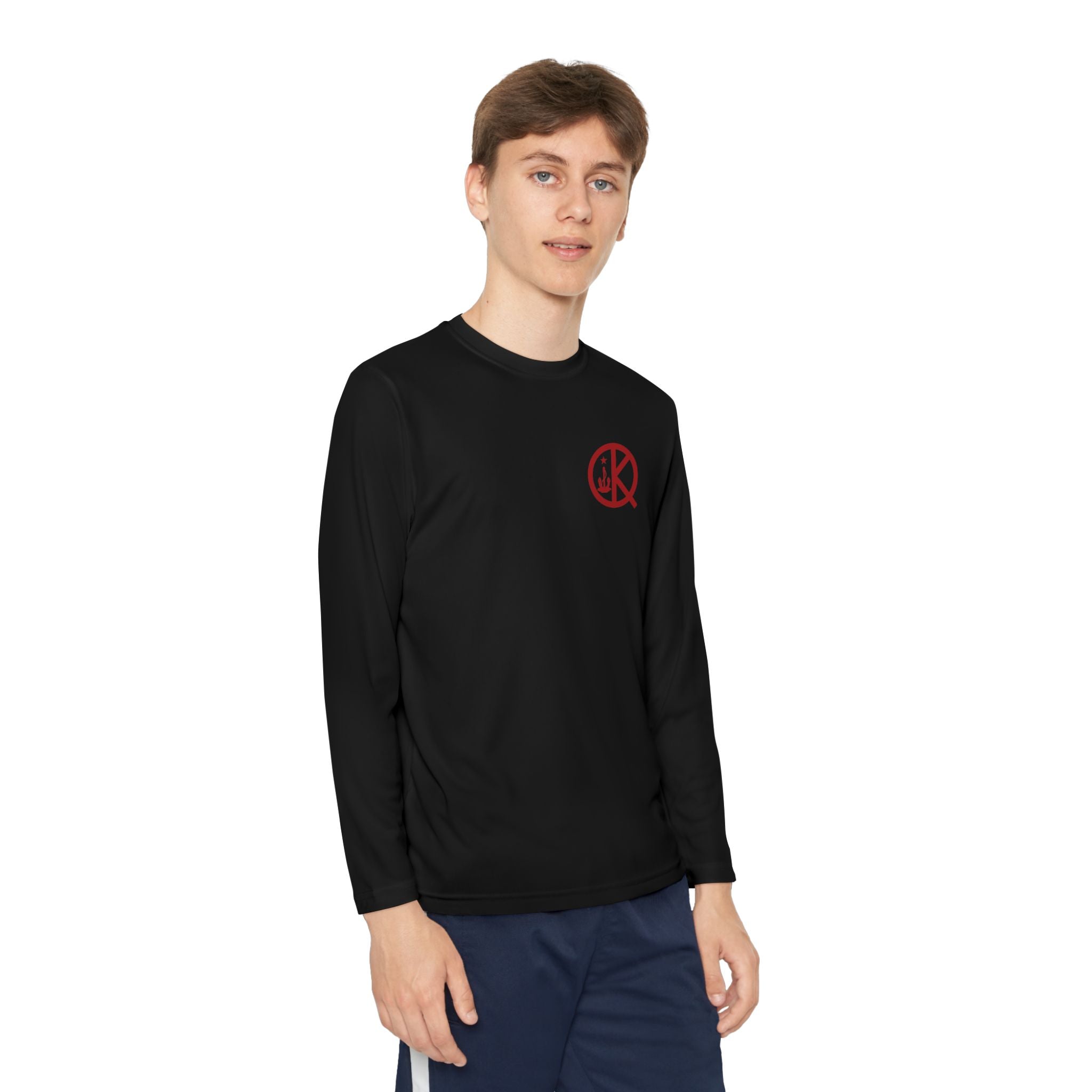 North-Youth Red and Black Longsleeve