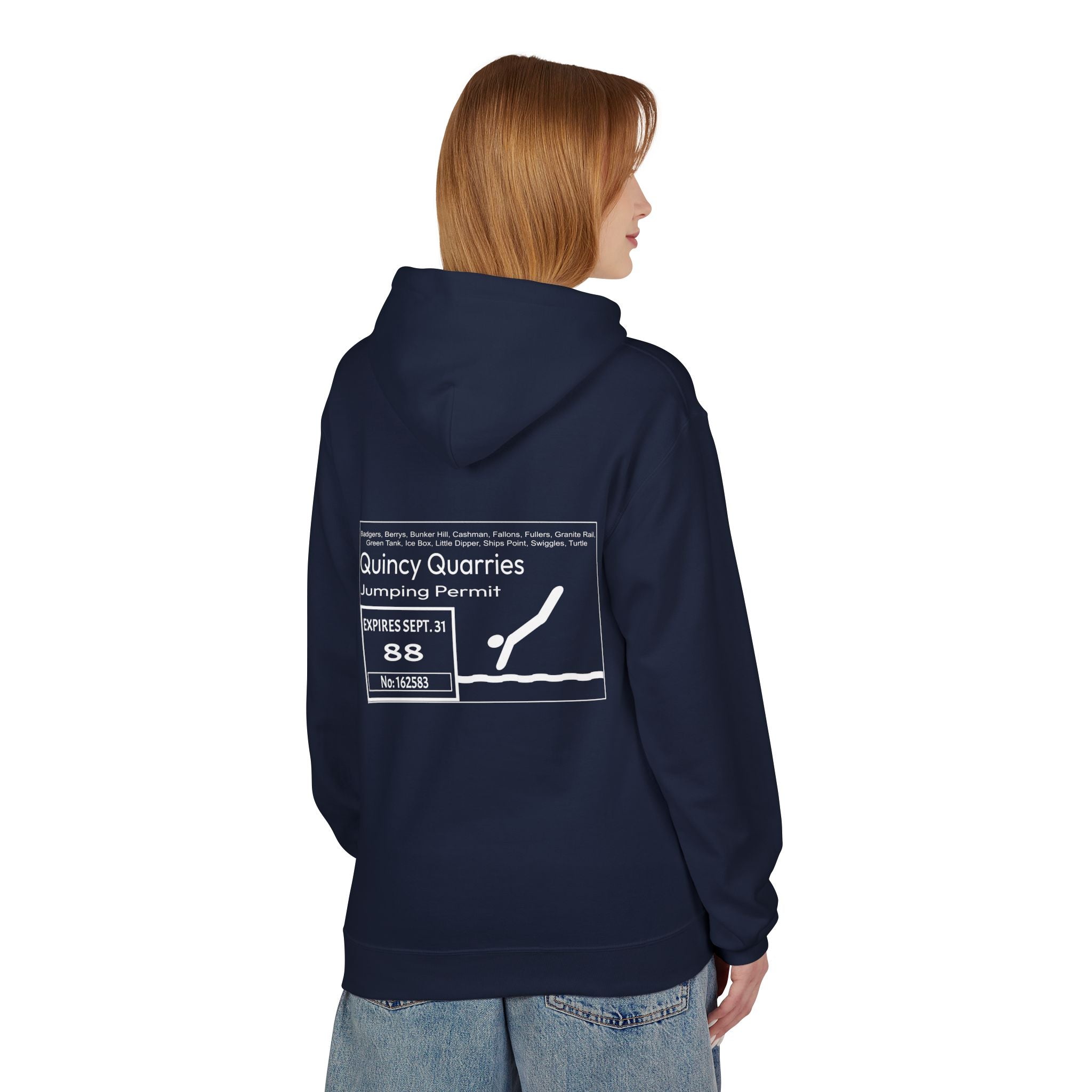 Quincy Quarries Permit Softstyle Hoodie