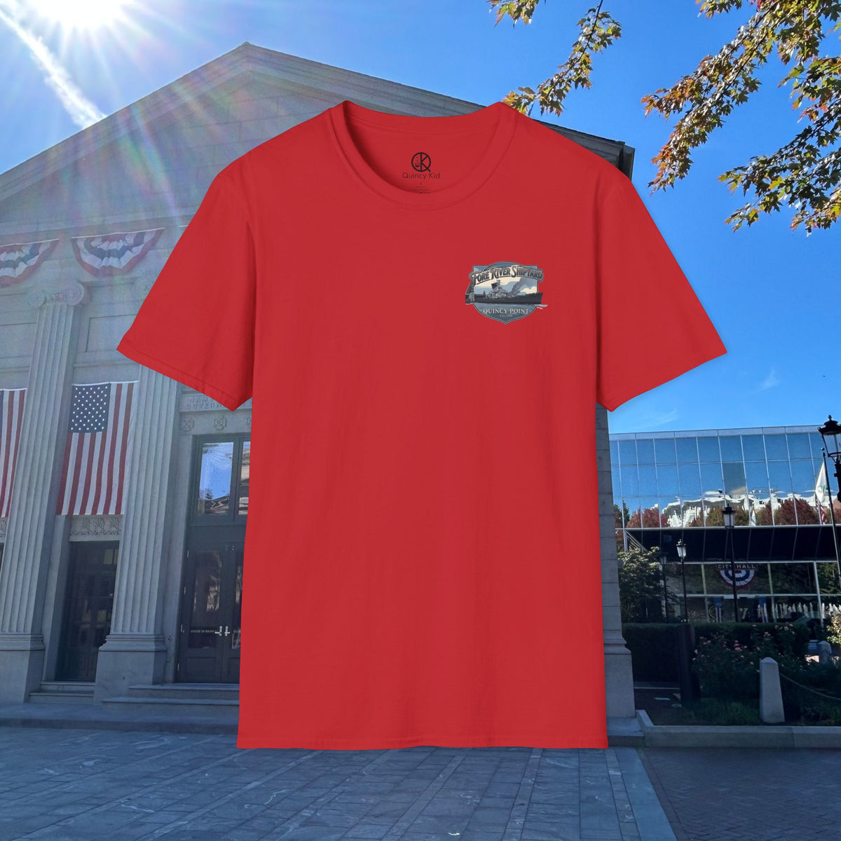 USS Massachusetts Fore River Shipyard T-Shirt