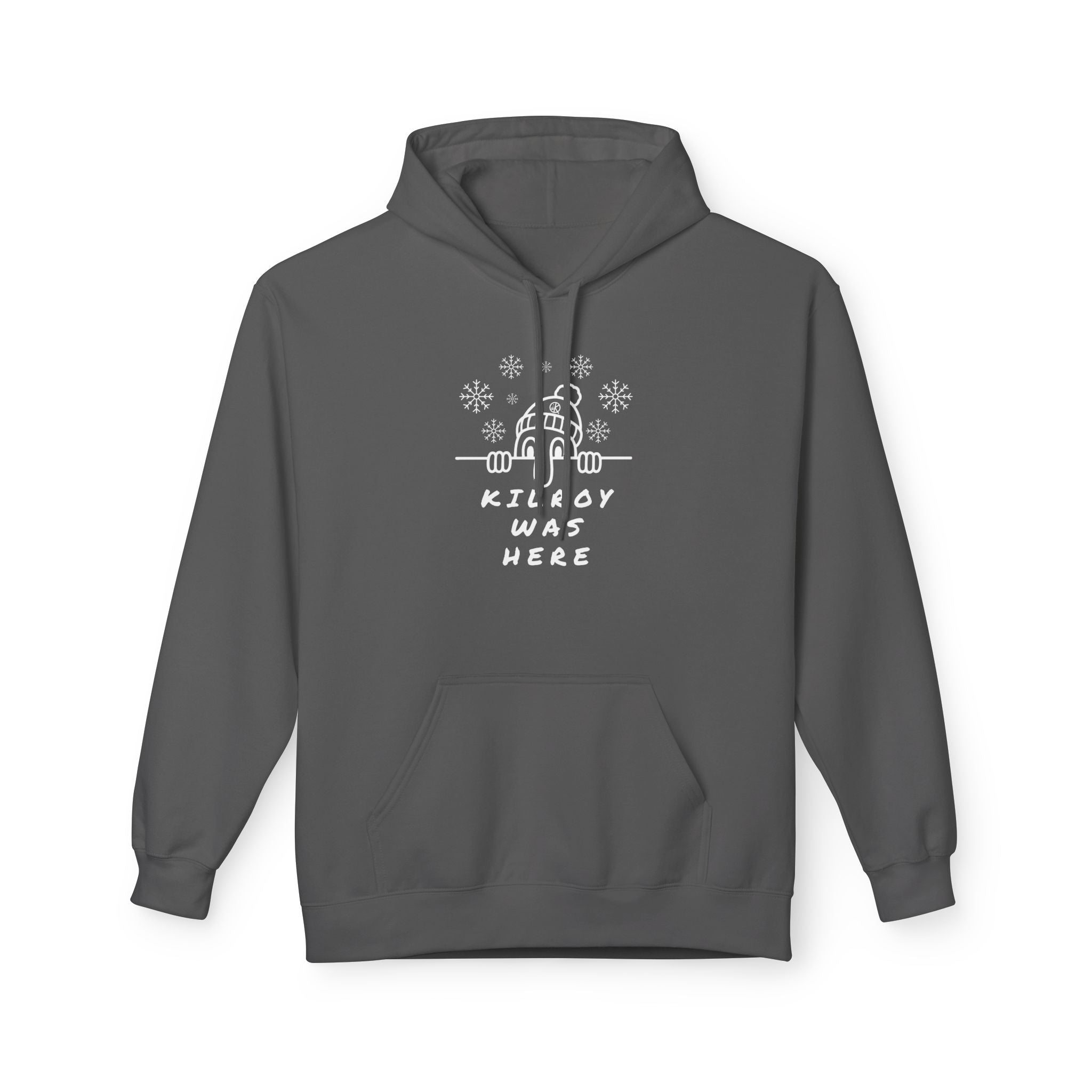 Kilroy Was Here Winter White Front Softstyle Hoodie