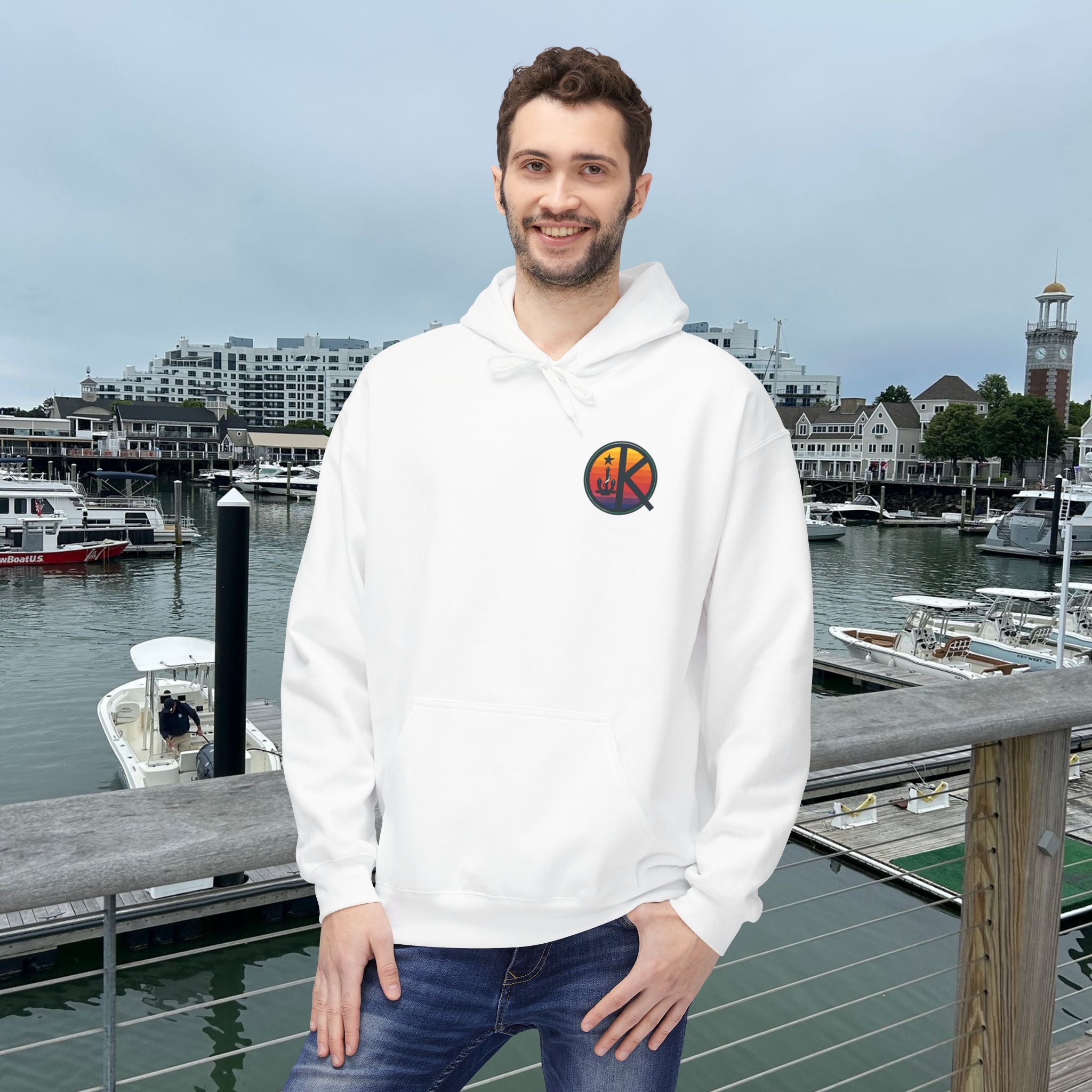 Ski Heavenly Hill Softstyle Hoodie- QK Logo