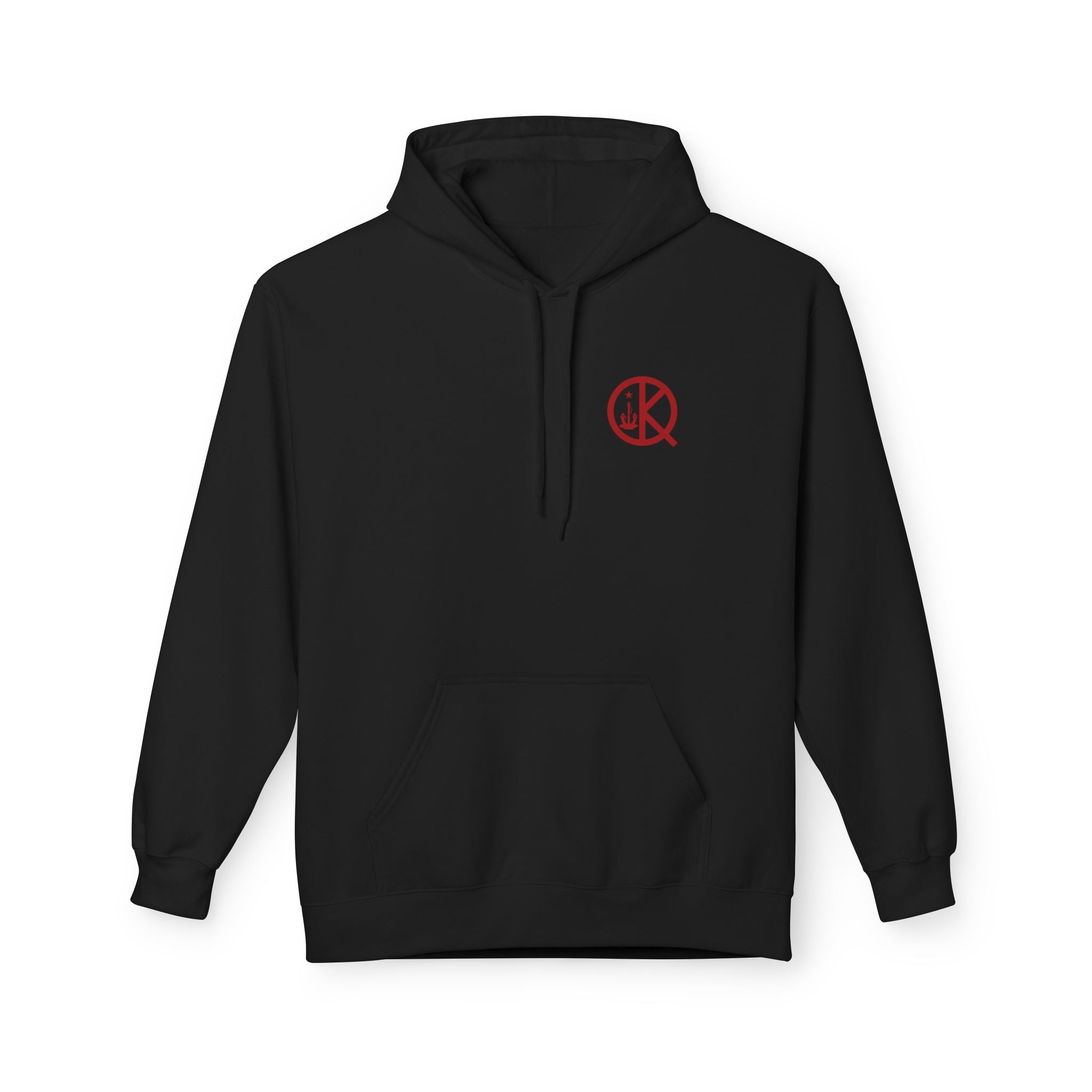 North Quincy- Red and Black Softstyle Hoodie