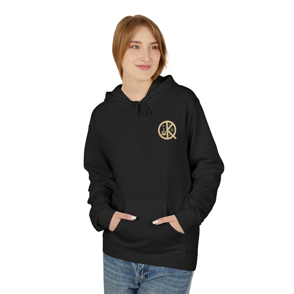 Wollaston Red Line Holiday Softstyle Hoodie- White Logo