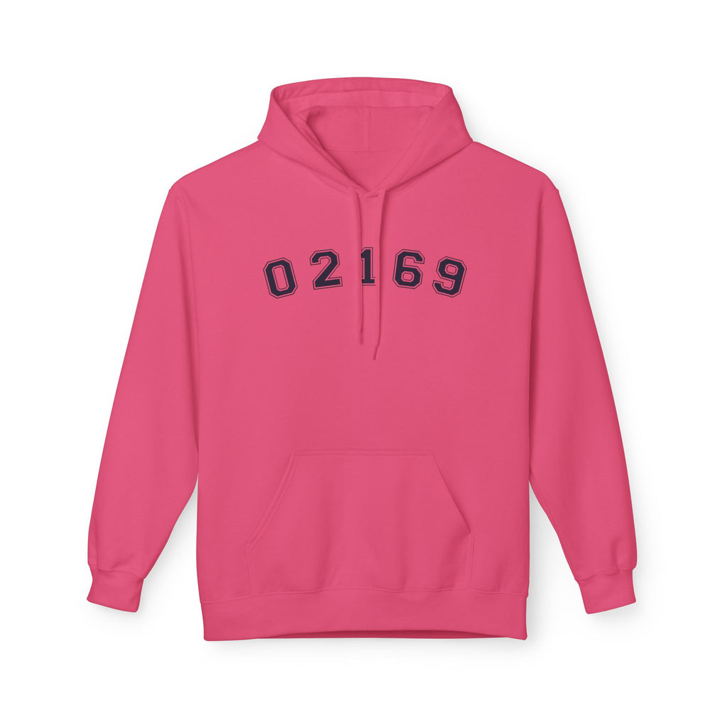 02169- Quincy Zip Code Sweatshirt Navy Text