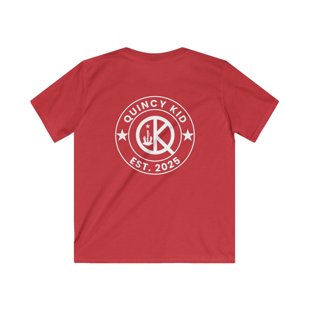 Youth Quincy Kid T-Shirt White Emblem