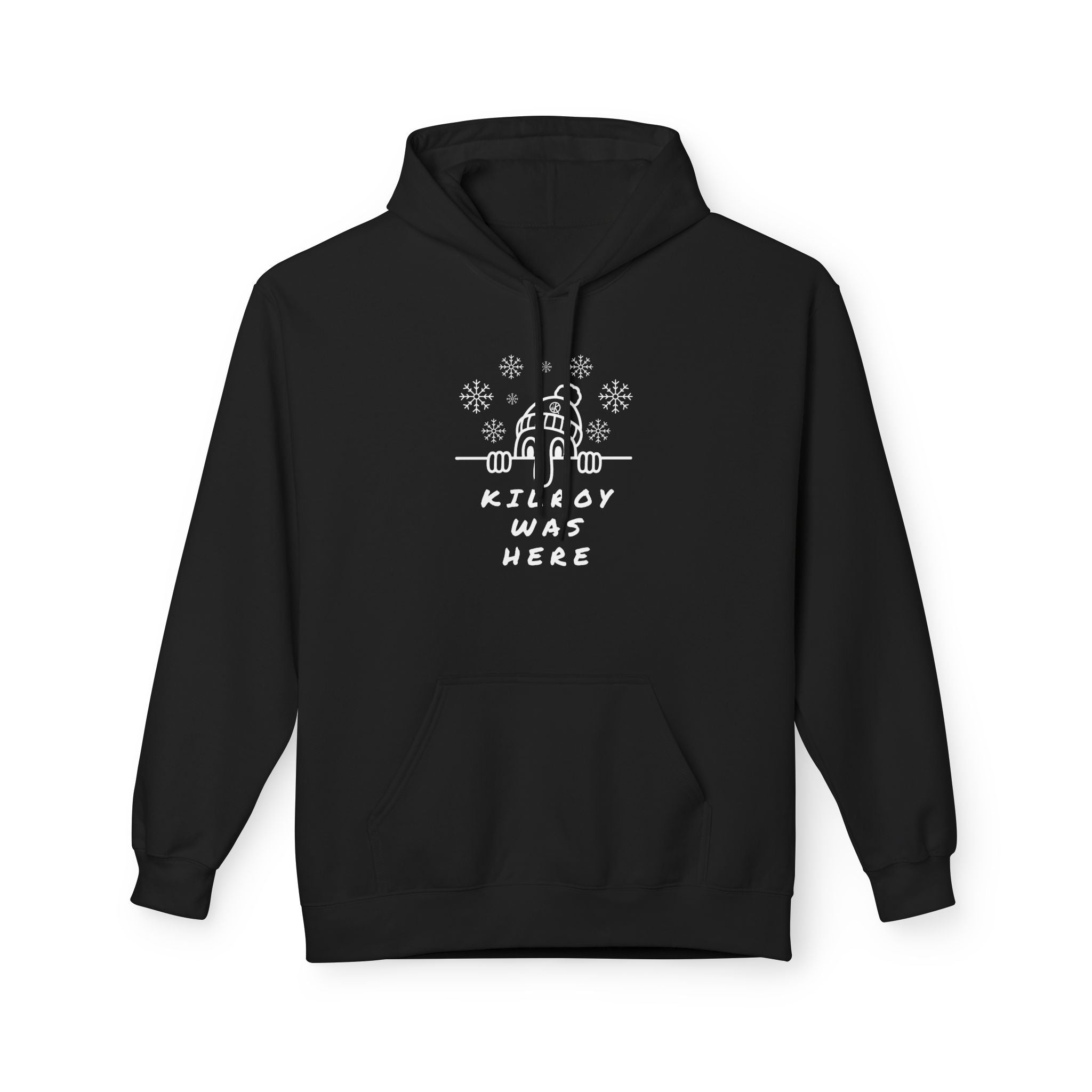 Kilroy Was Here Winter White Front Softstyle Hoodie