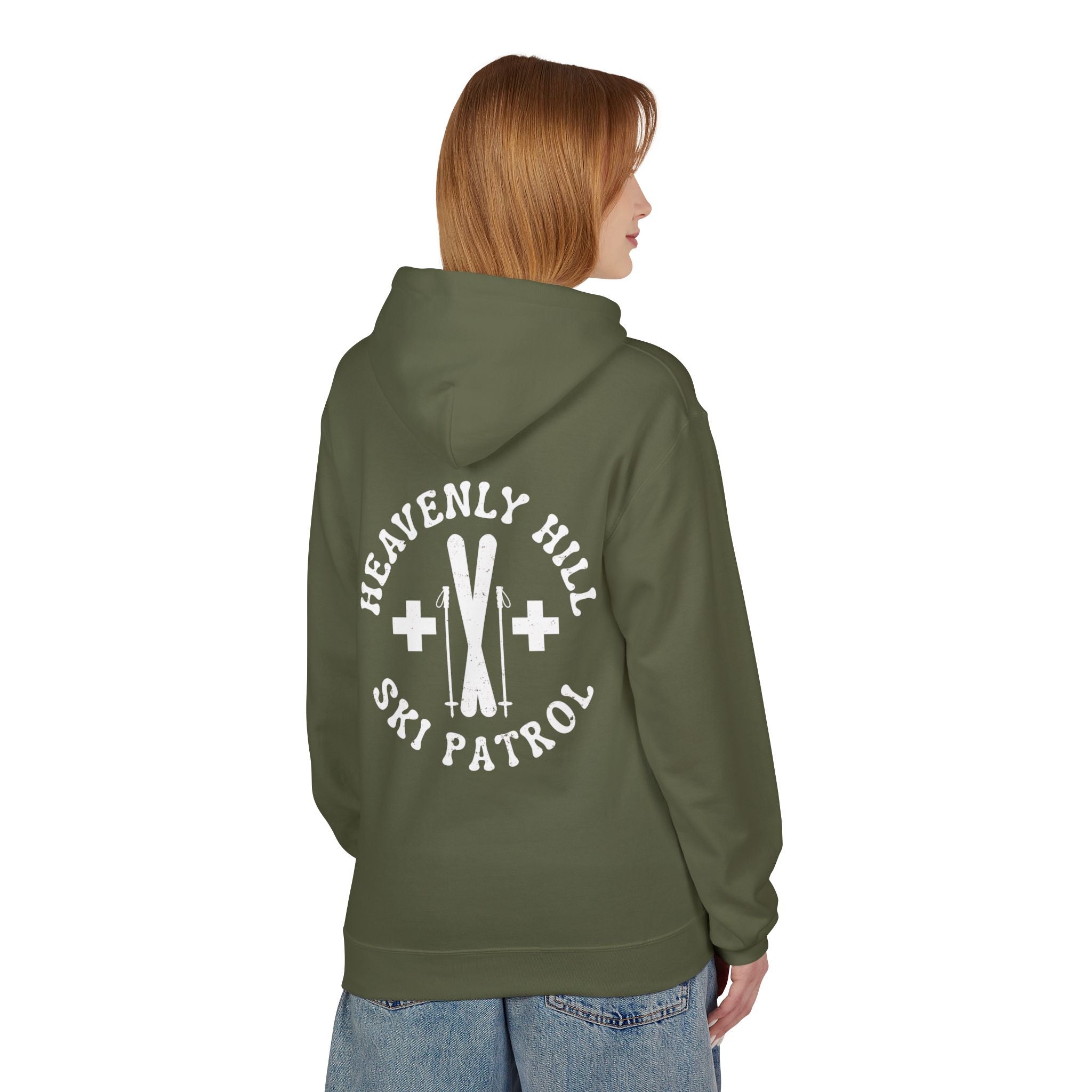 Distressed Heavenly Hill Ski Patrol Softstyle Hoodie