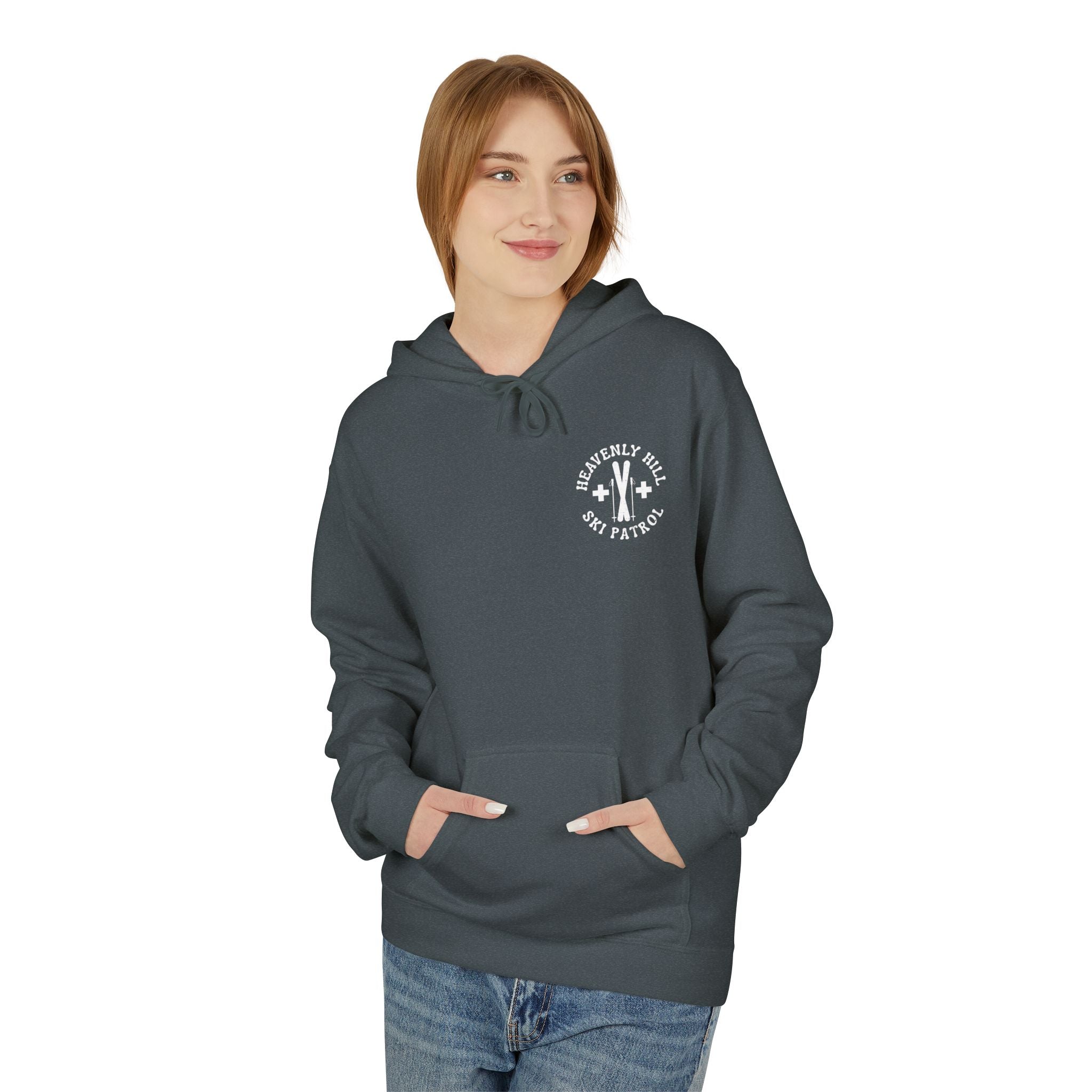Distressed Heavenly Hill Ski Patrol Softstyle Hoodie