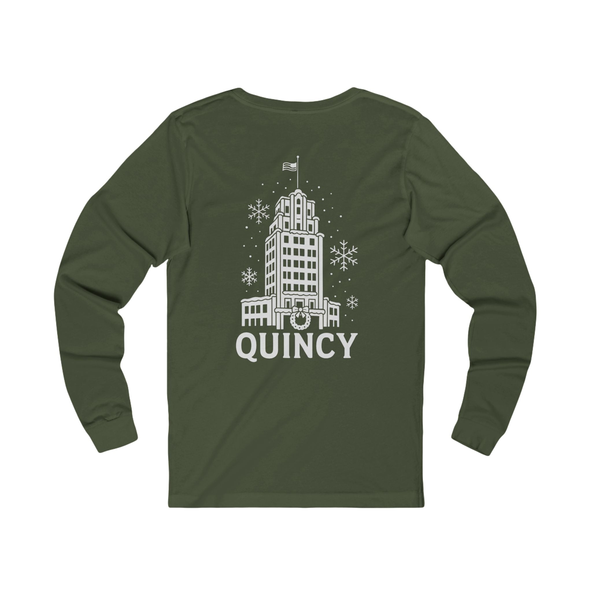 Quincy Center Holiday Longsleeve- Back