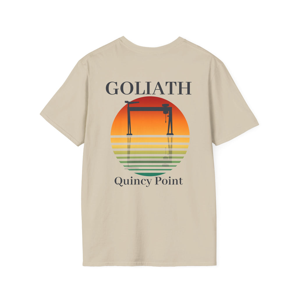 Fore River Shipyard Goliath Sunset T-shirt