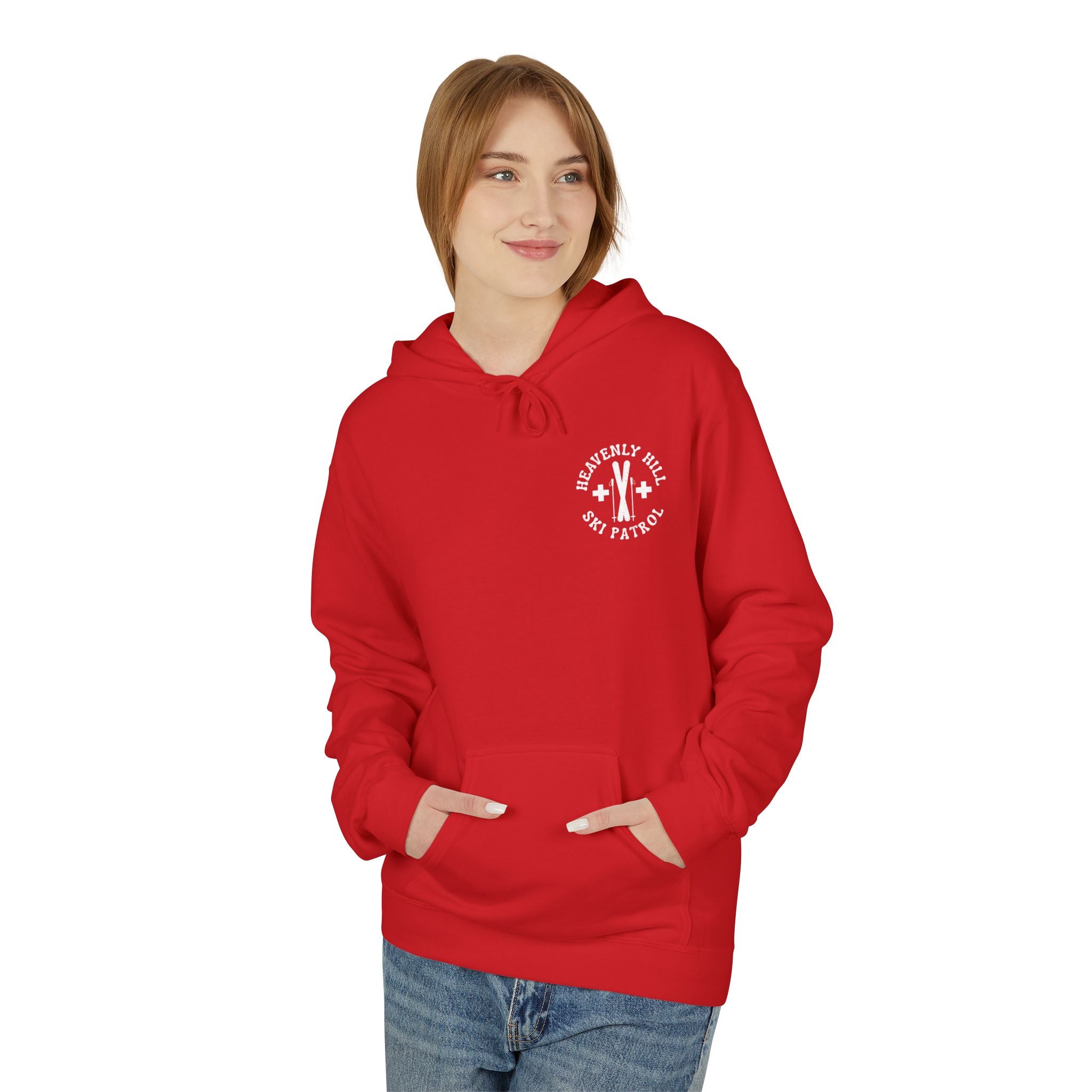 Distressed Heavenly Hill Ski Patrol Softstyle Hoodie