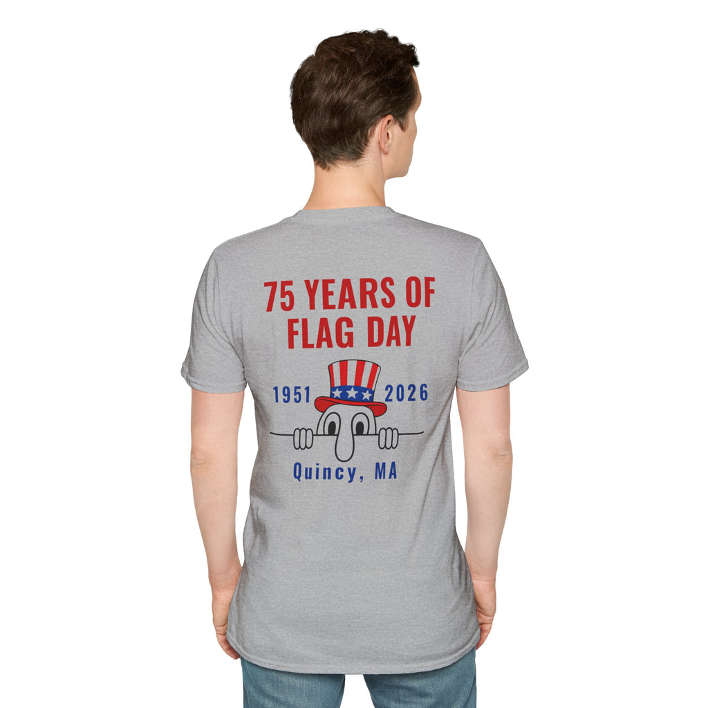 Kilroy Was Here Flag Day T-Shirt — Quincy 75th Anniversary