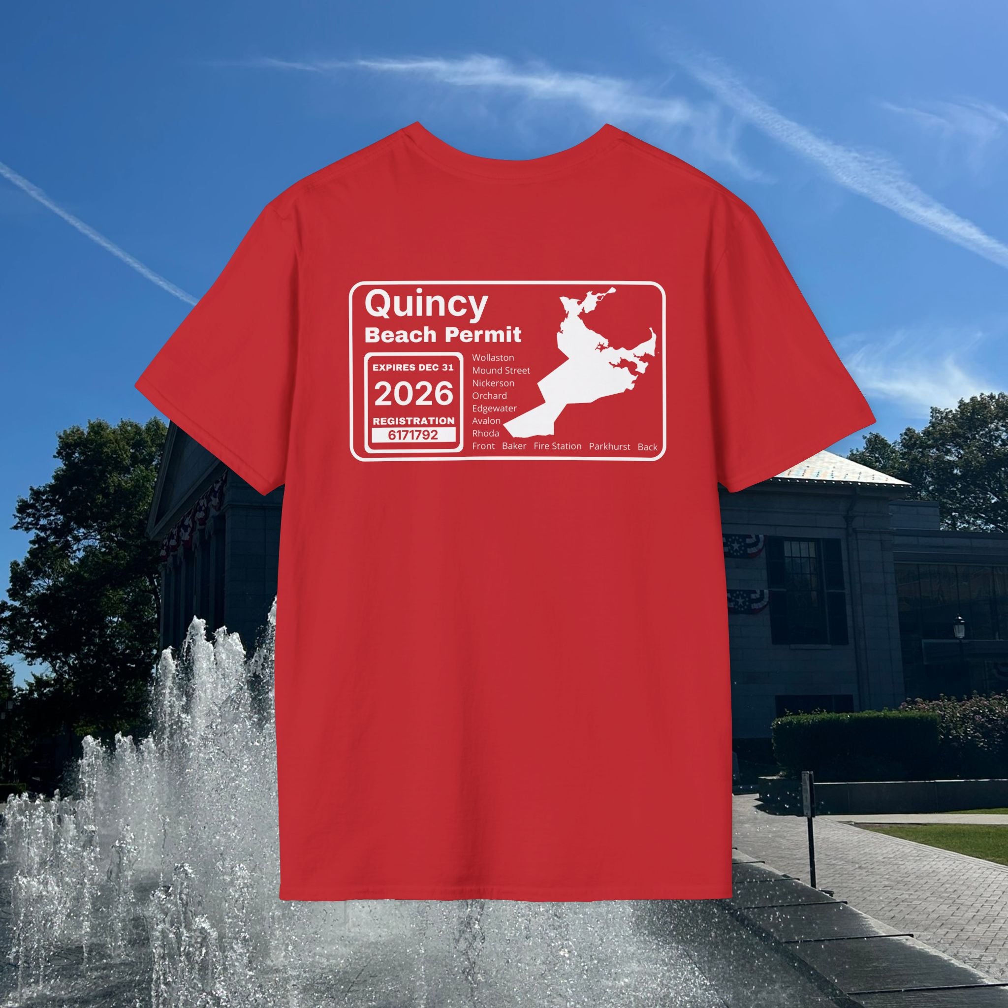 Quincy Beach Permit T-Shirt - Unisex