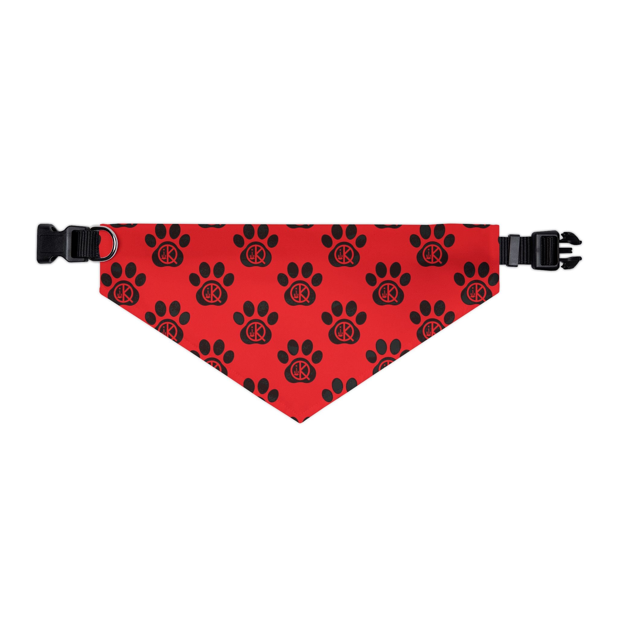 QK Pet Bandana Collar- Red