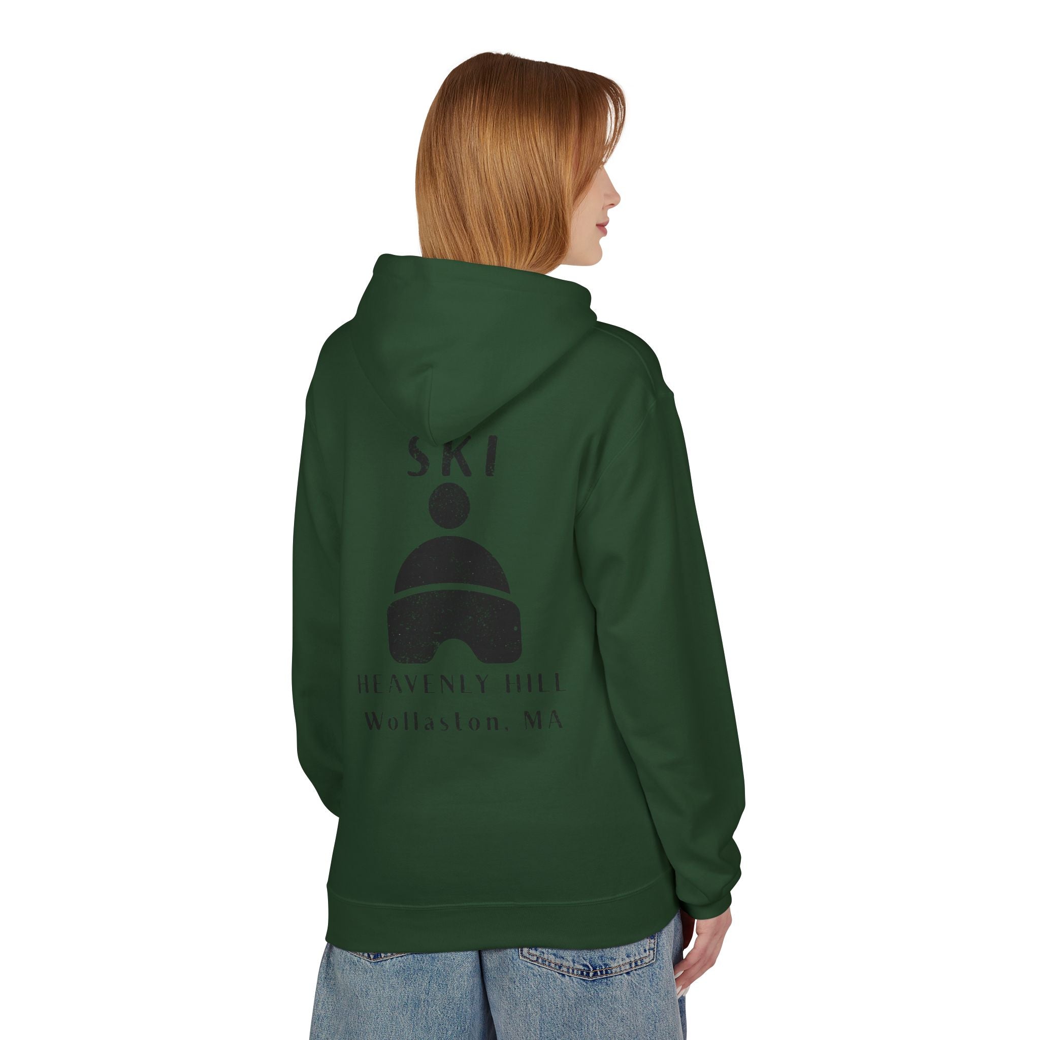 Distressed Ski Heavenly Hill Softstyle Hoodie