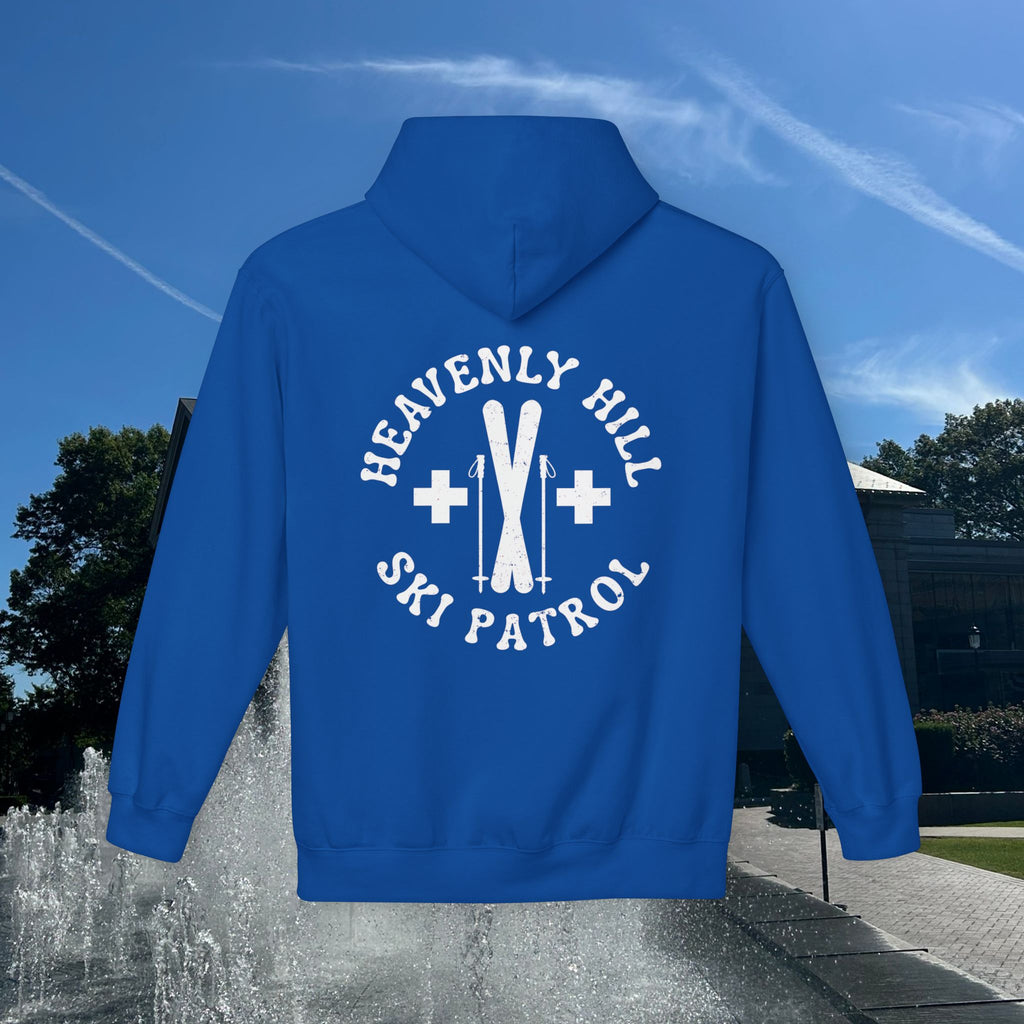 Distressed Heavenly Hill Ski Patrol Softstyle Hoodie