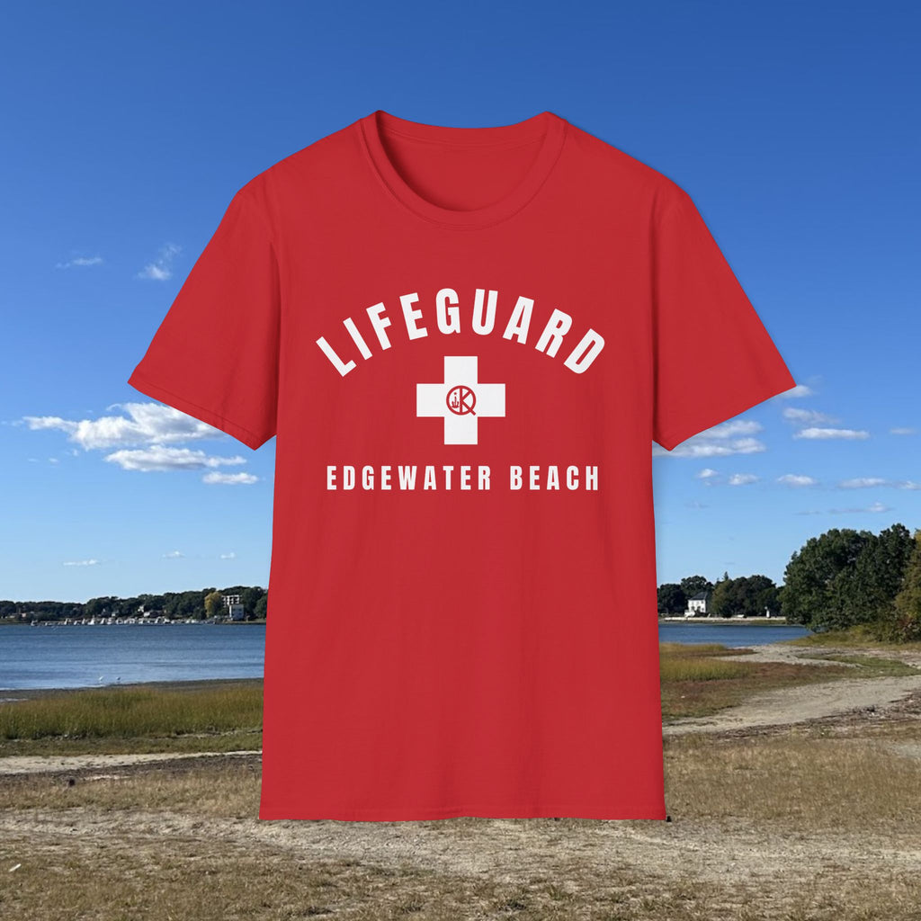 Edgewater Beach Lifeguard T-shirt