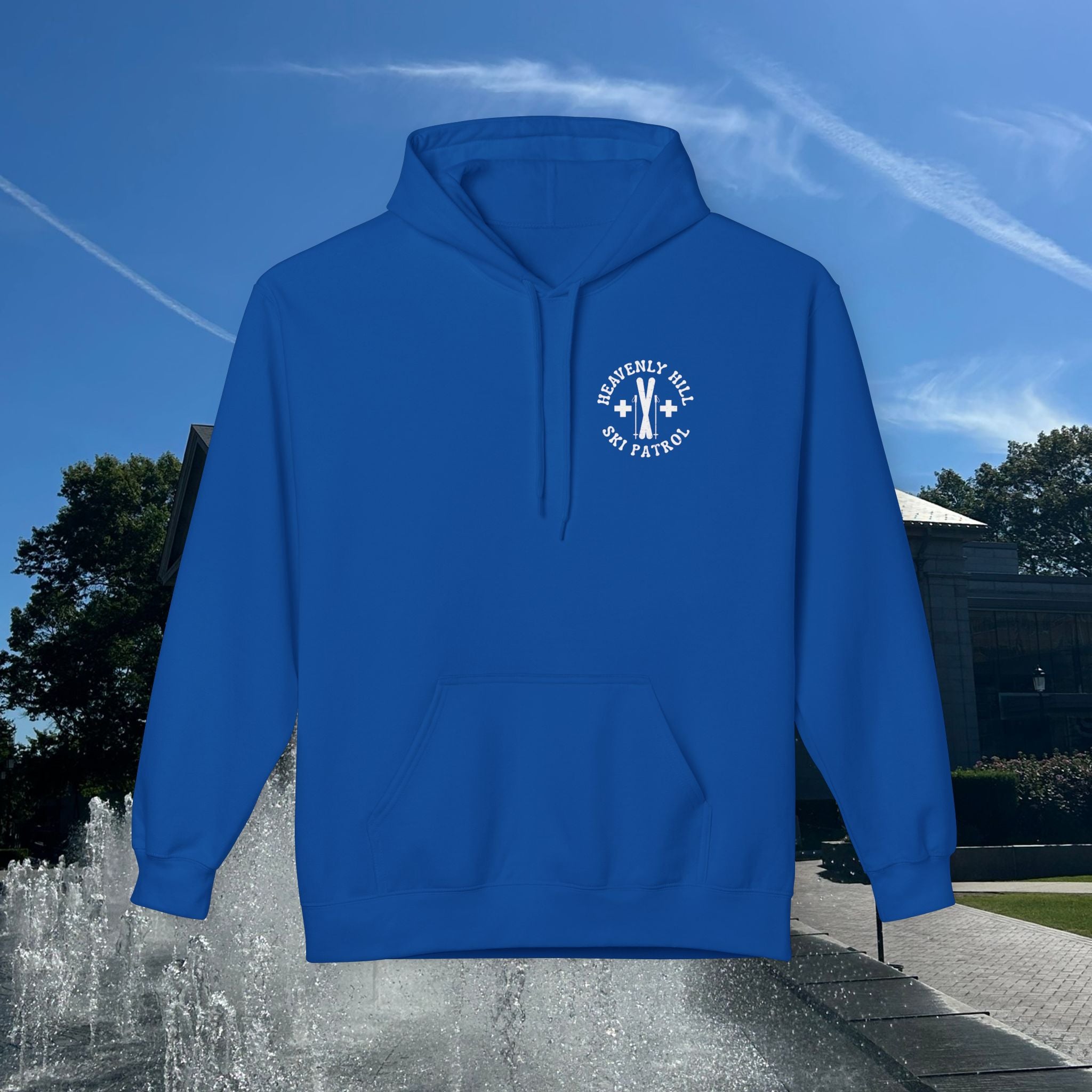 Distressed Heavenly Hill Ski Patrol Softstyle Hoodie