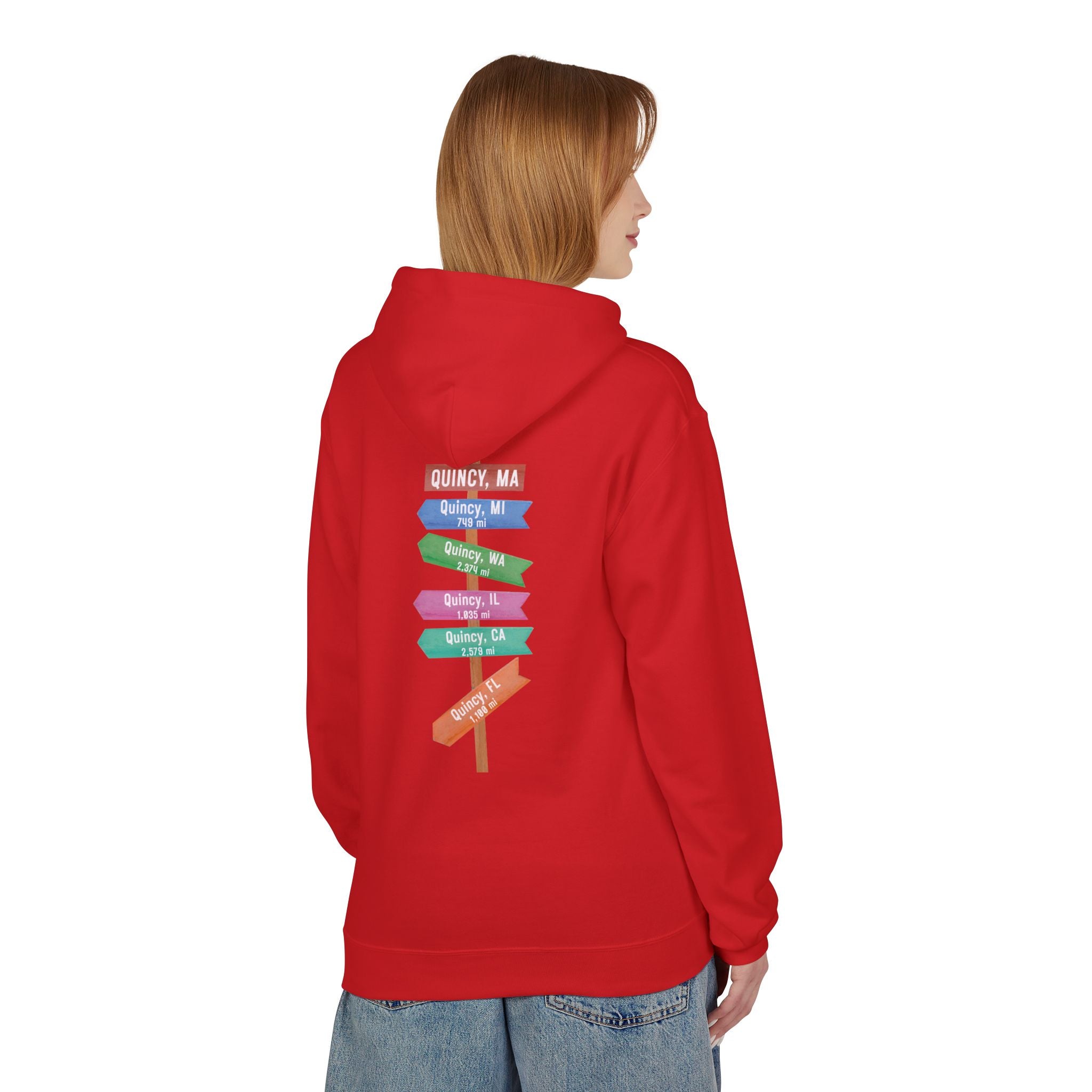 Quincy Distance Sign Soft style Hoodie