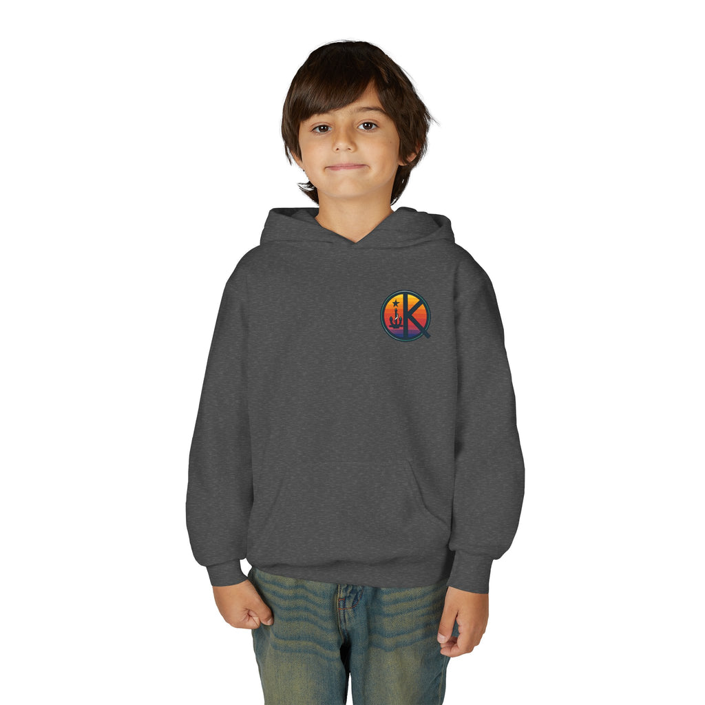 Ski Heavenly Hill Youth Softstyle Hoodie- QK Logo