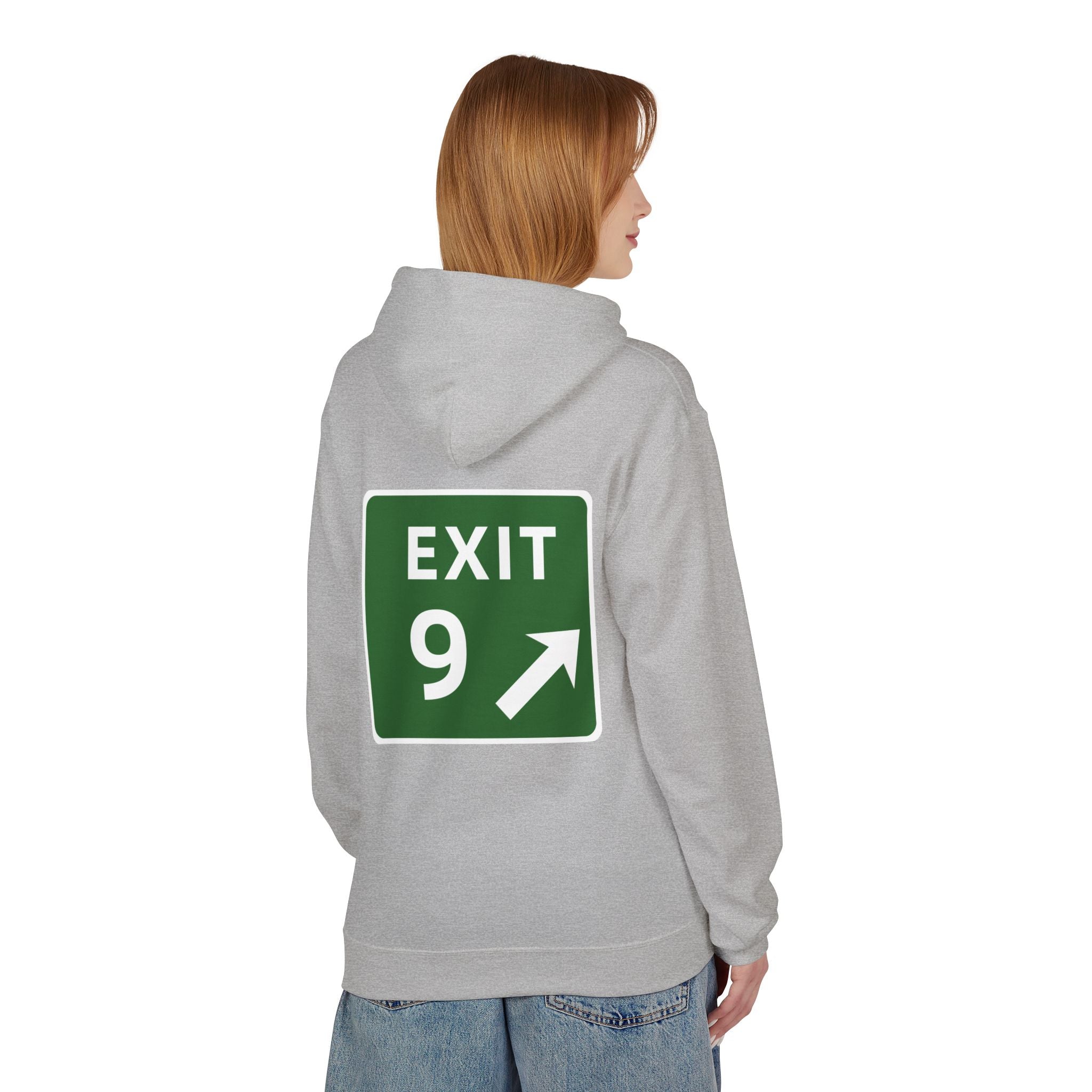 Exit 9 Softstyle Hoodie- Bryant Ave/West Quincy
