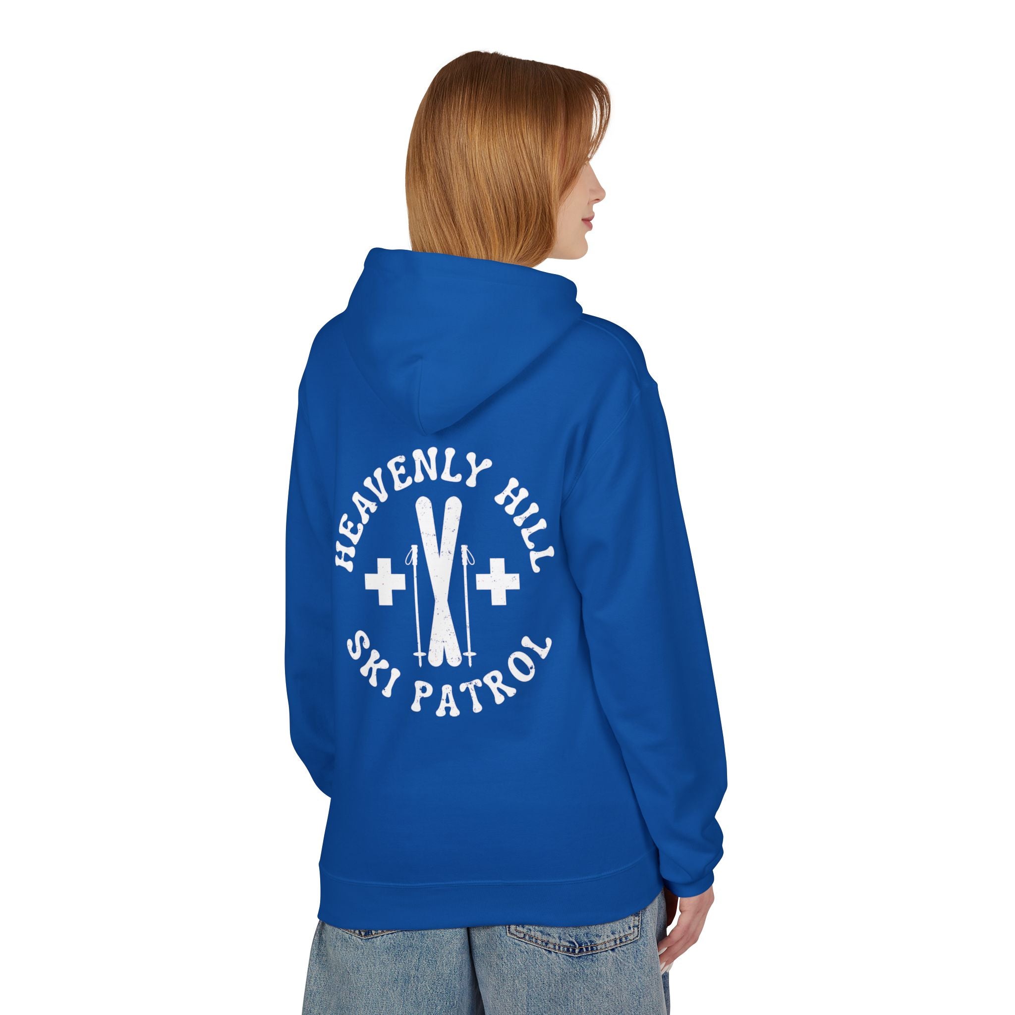 Distressed Heavenly Hill Ski Patrol Softstyle Hoodie