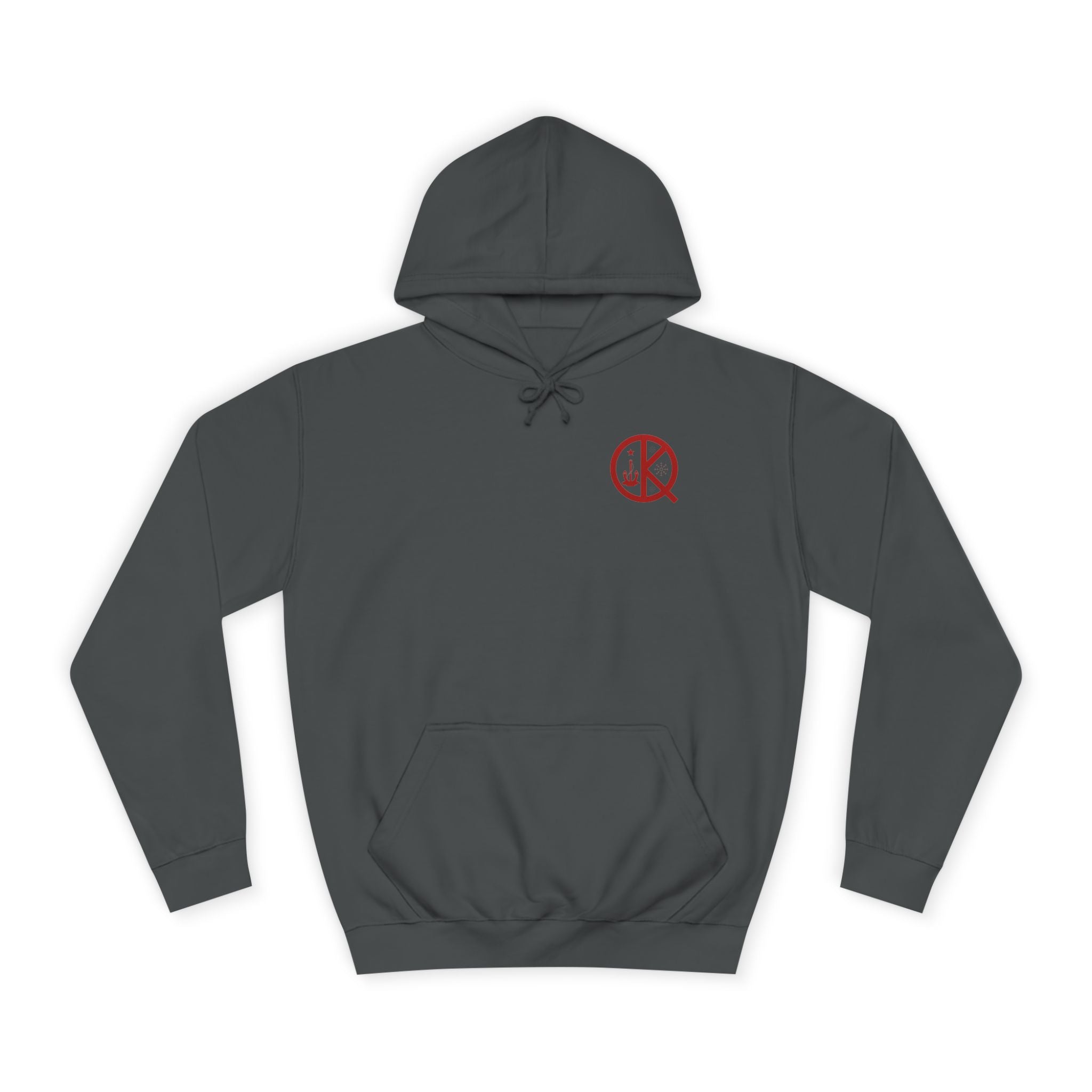 Wollaston Red Line Holiday Hoodie- Red Logo
