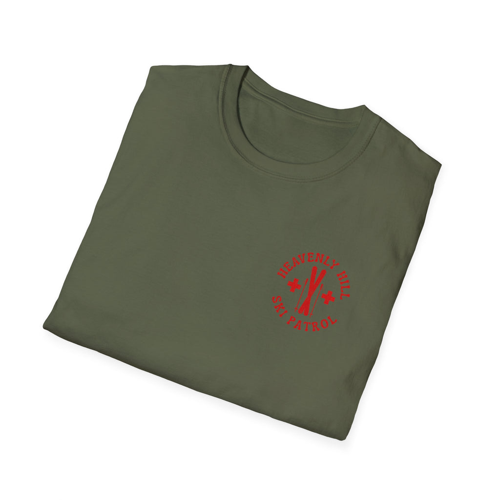 Distressed Heavenly Hill Ski Patrol T-shirt