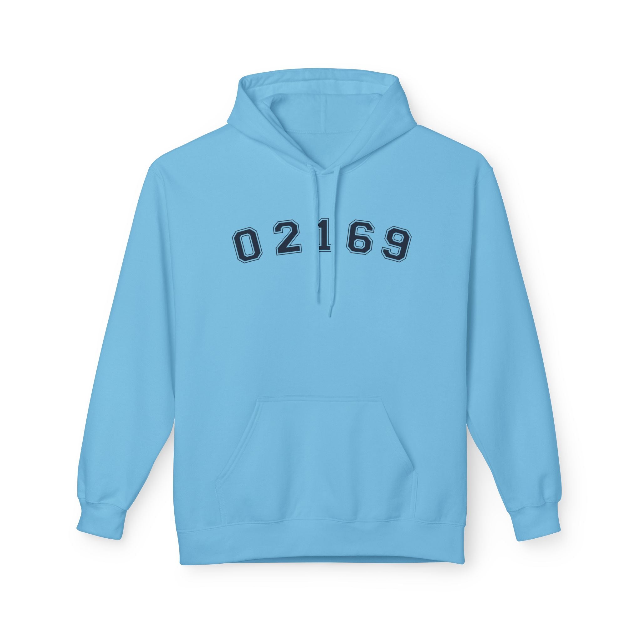 02169- Quincy Zip Code Sweatshirt Navy Text