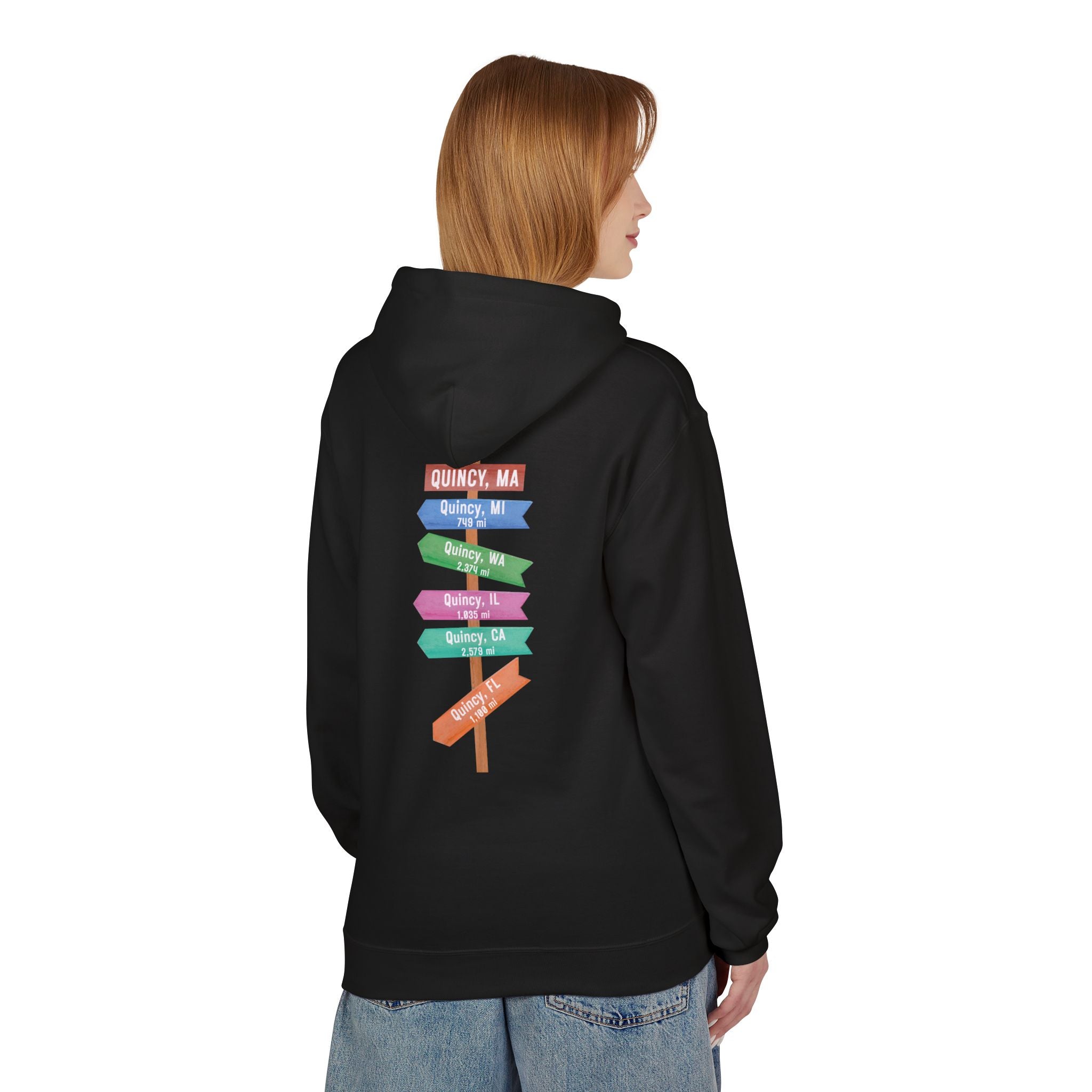 Quincy Distance Sign Soft style Hoodie