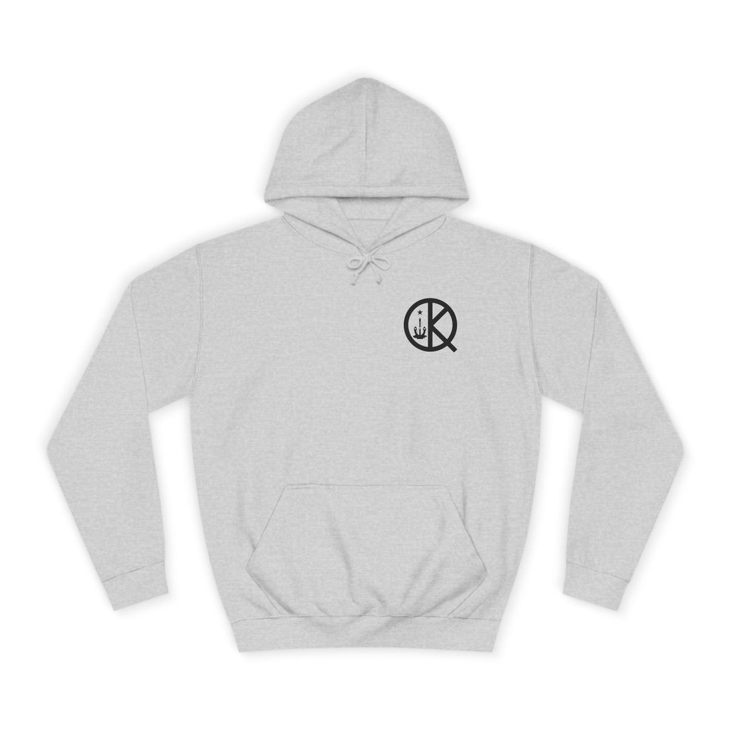 Quincy Quarries Permit Hoodie- Black Text