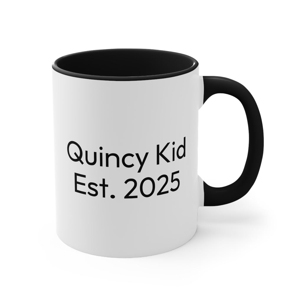 Quincy Kid Mug- Black Logo