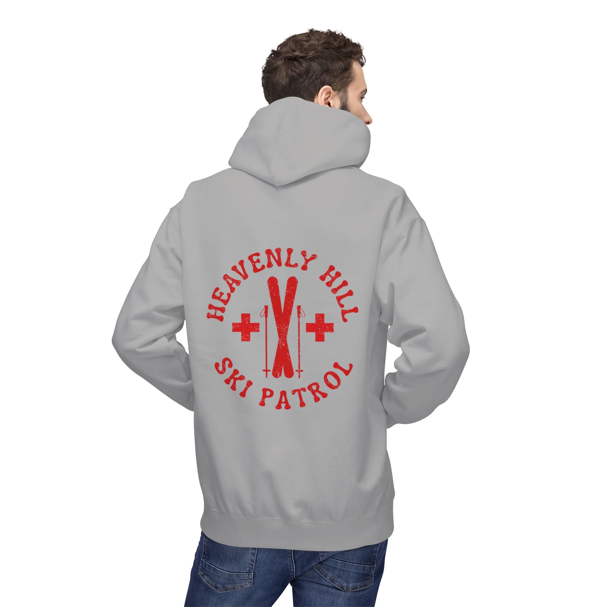 Distressed Heavenly Hill Ski Patrol Softstyle Hoodie