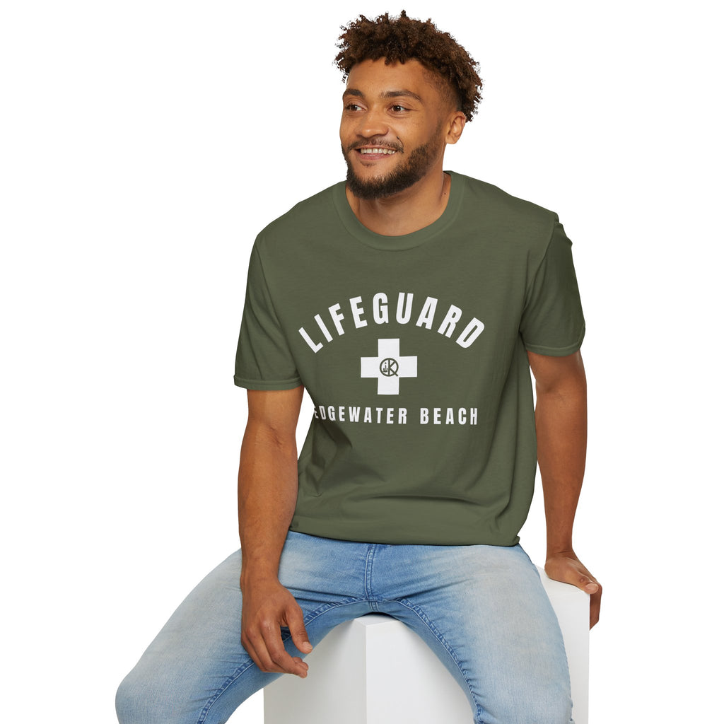 Edgewater Beach Lifeguard T-shirt