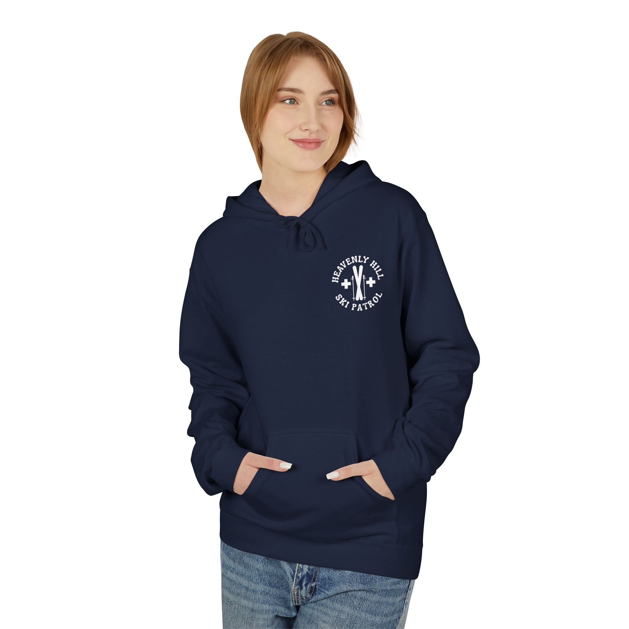 Distressed Heavenly Hill Ski Patrol Softstyle Hoodie