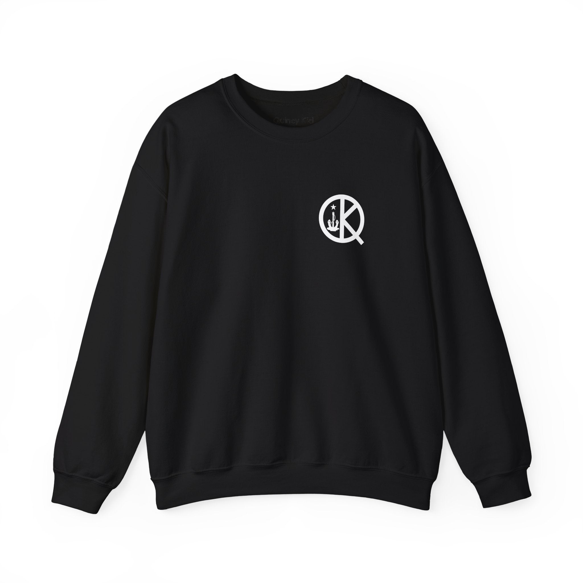 Quincy Kid Crewneck Sweatshirt With White Emblem