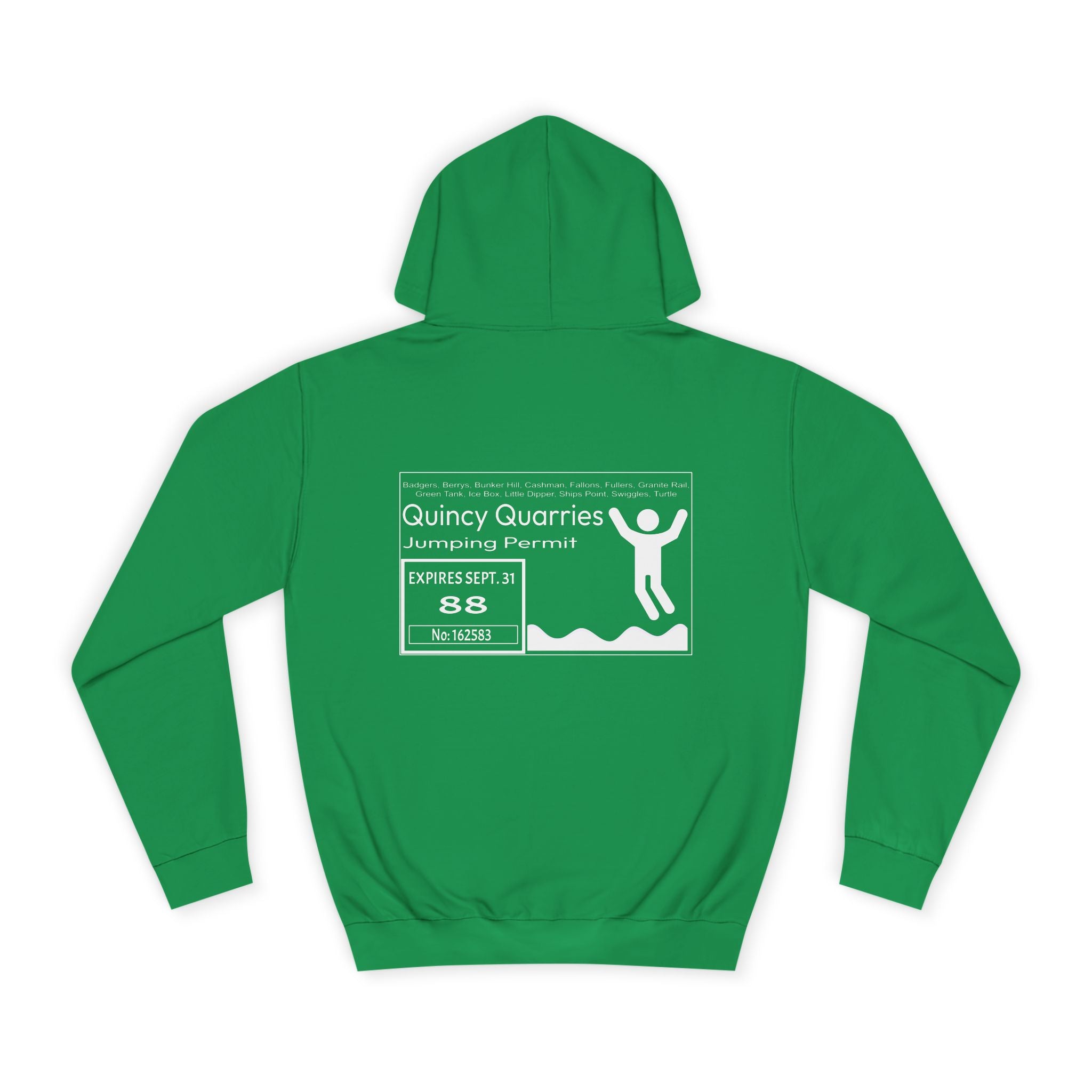 Quincy Quarries Permit Hoodie