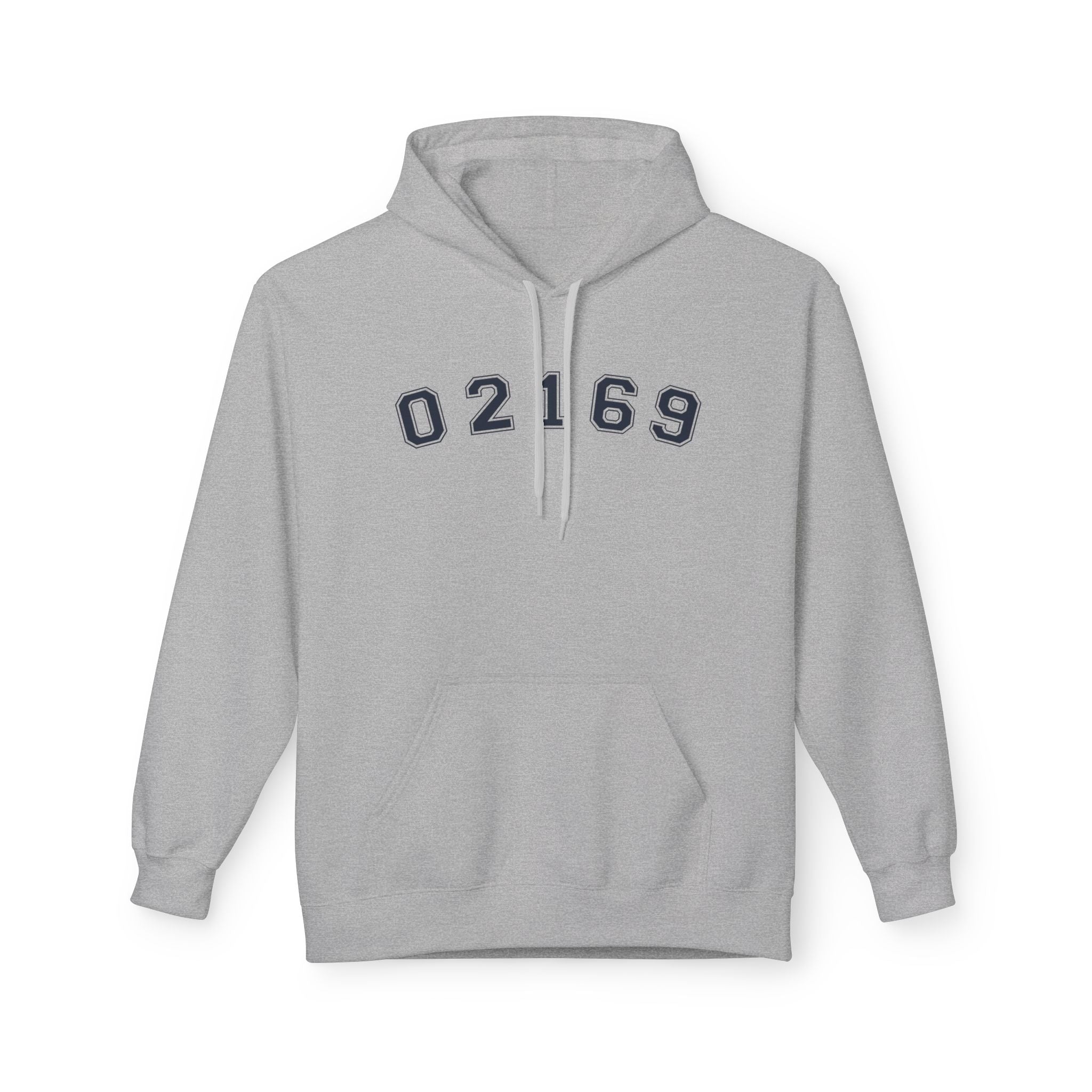 02169- Quincy Zip Code Sweatshirt Navy Text