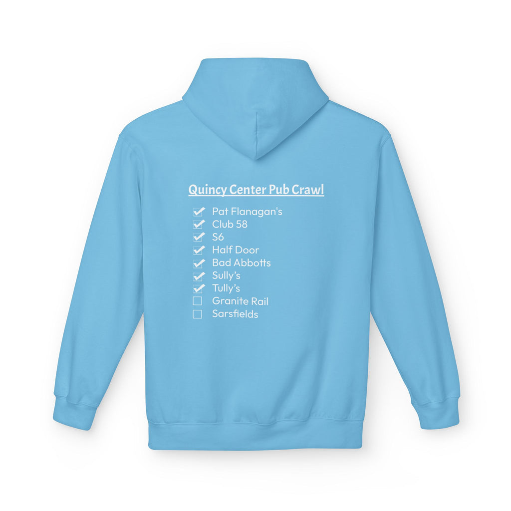 Quincy Center Pub Crawl Throwback Hoodie