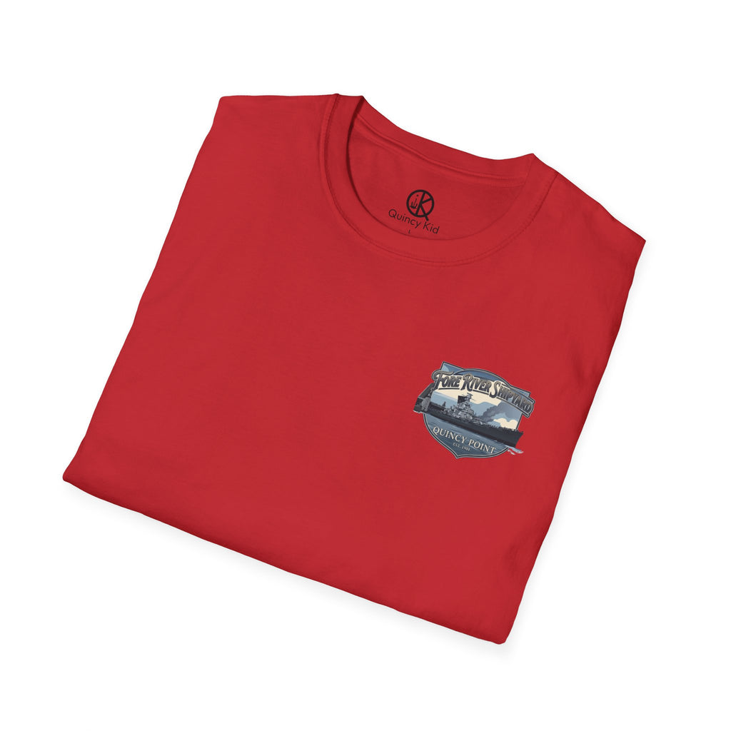 USS Massachusetts Fore River Shipyard T-Shirt