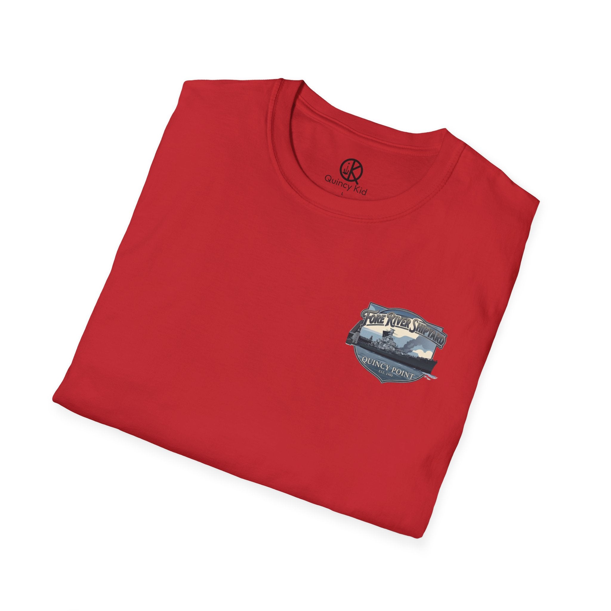 USS Massachusetts Fore River Shipyard T-Shirt